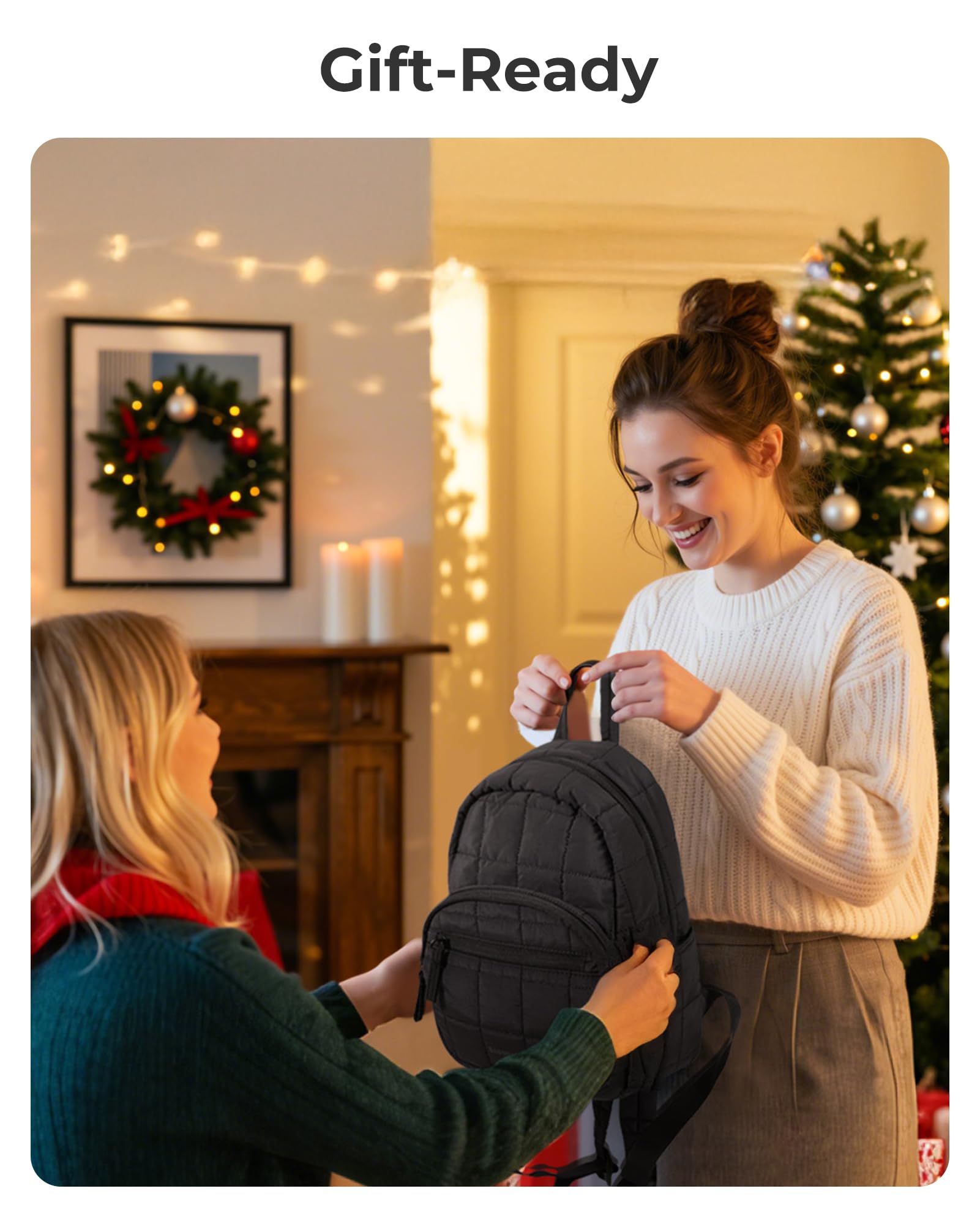 BAGSMART College Laptop Backpack