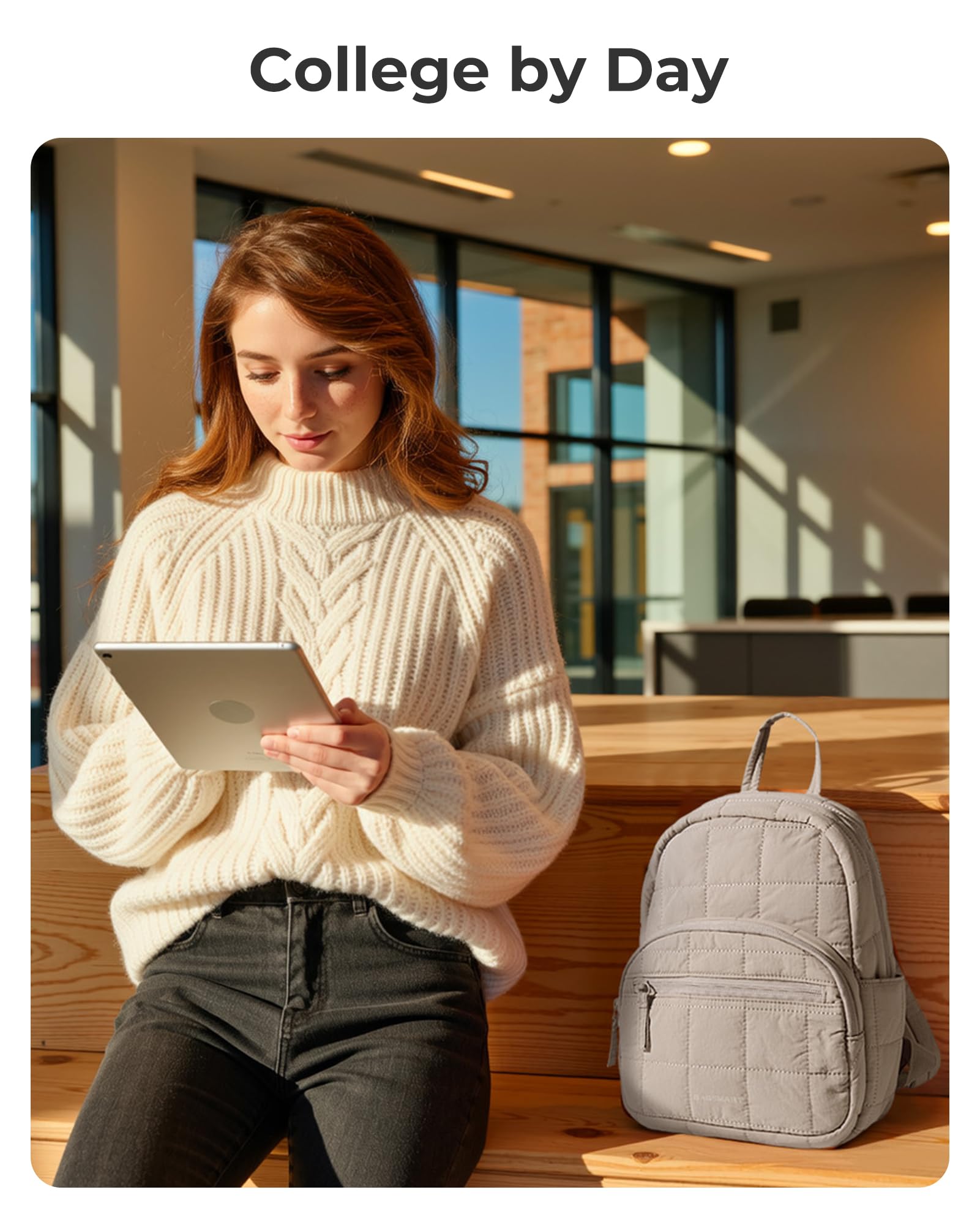 BAGSMART College Laptop Backpack