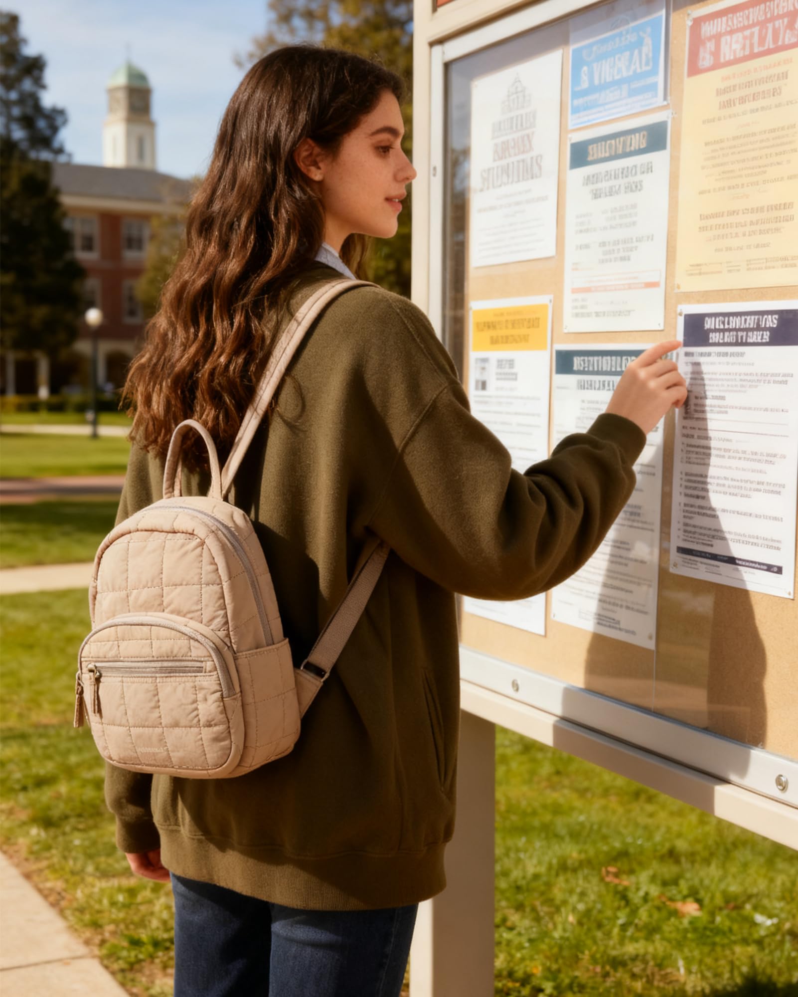 BAGSMART College Laptop Backpack