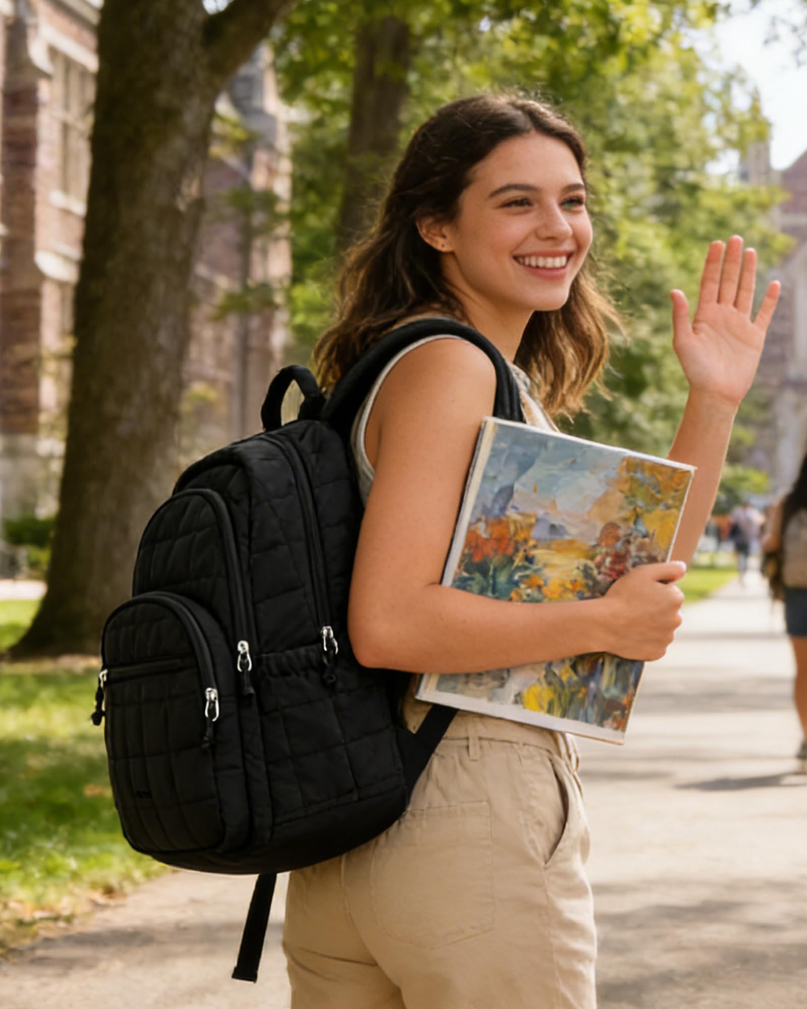 BAGSMART College Laptop Backpack