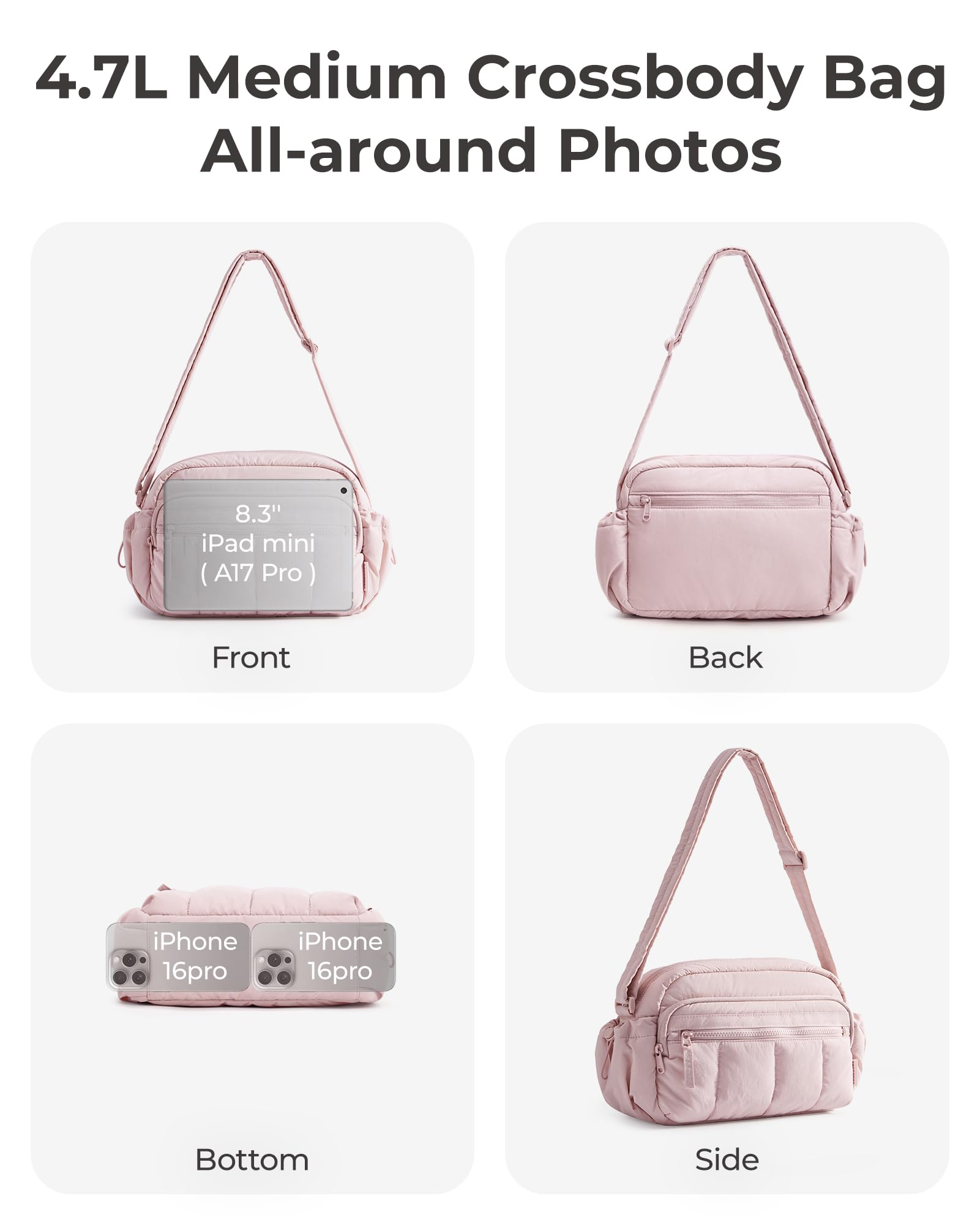 BAGSMART Cross Body Purse