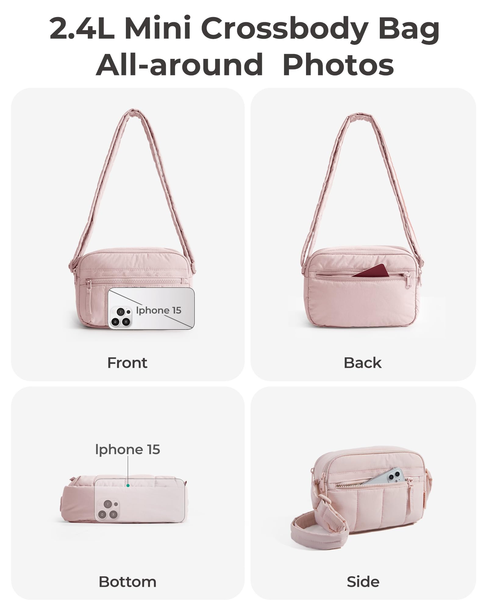 BAGSMART Cross Body Purse