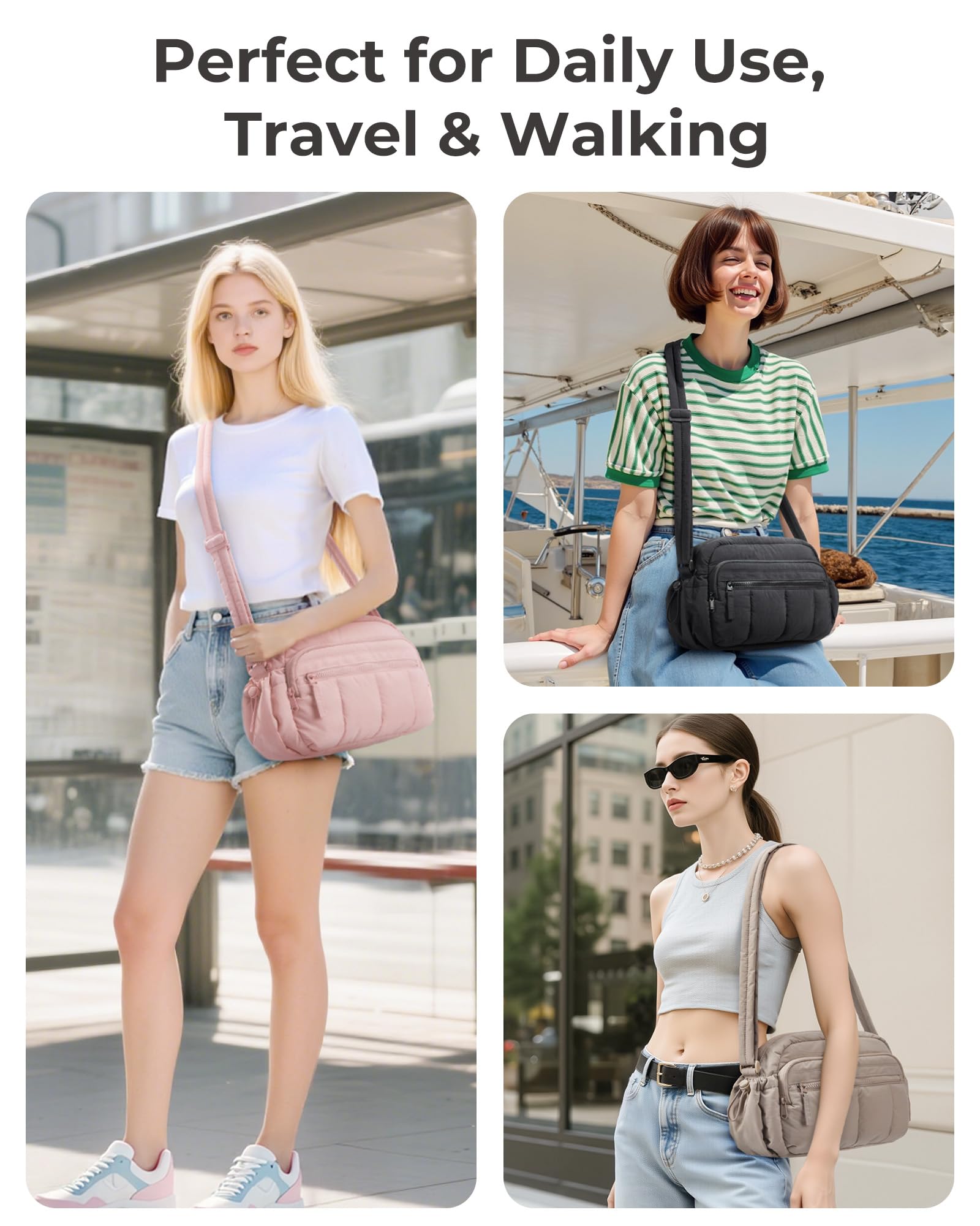BAGSMART Cross Body Purse