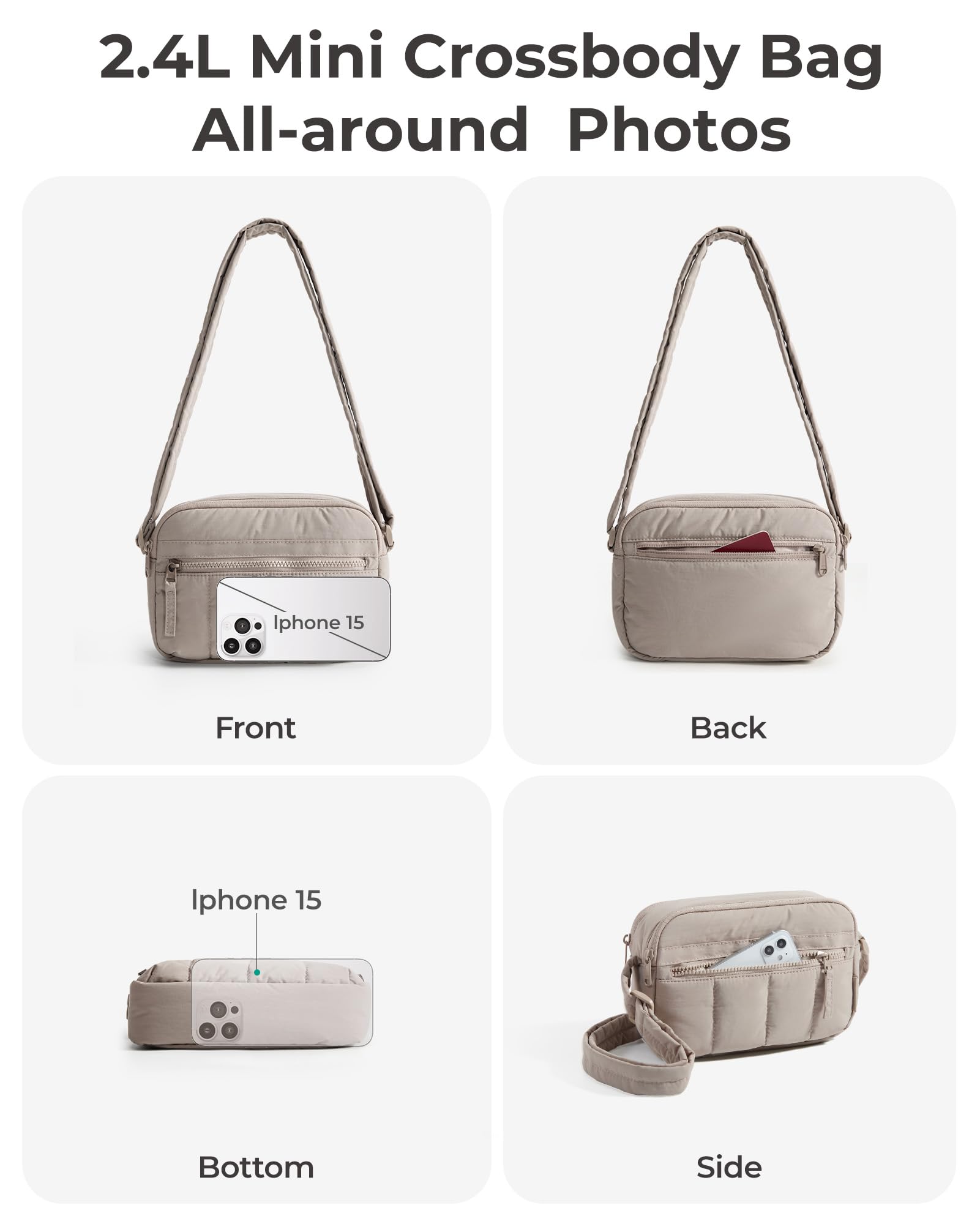 BAGSMART Cross Body Purse