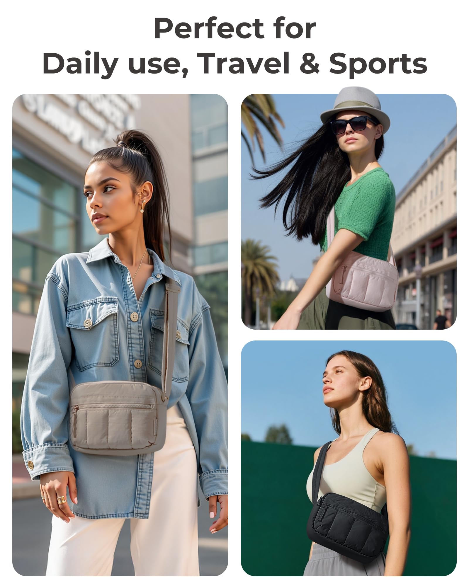 BAGSMART Cross Body Purse