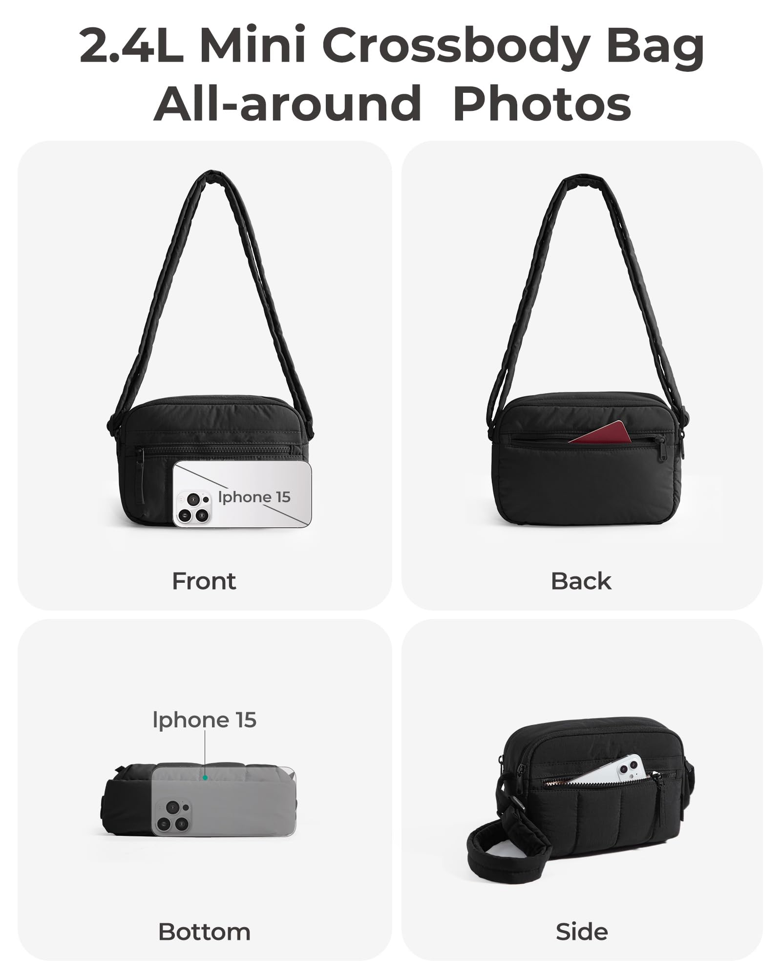 BAGSMART Cross Body Purse
