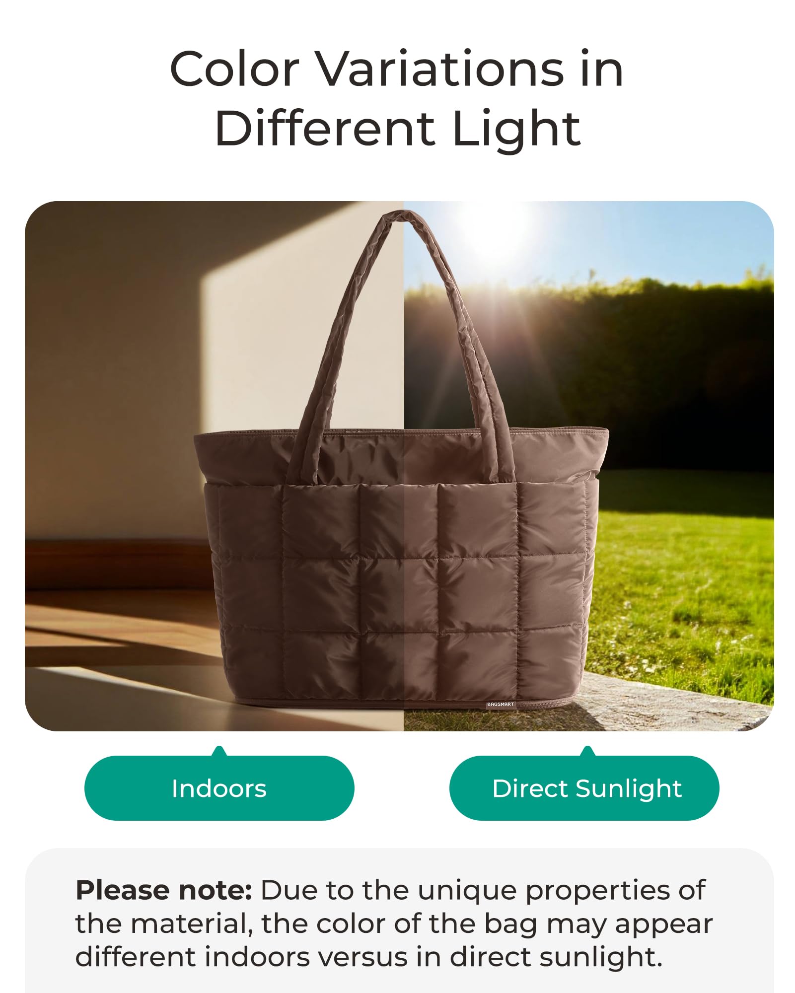 BAGSMART Expandable Tote Bag