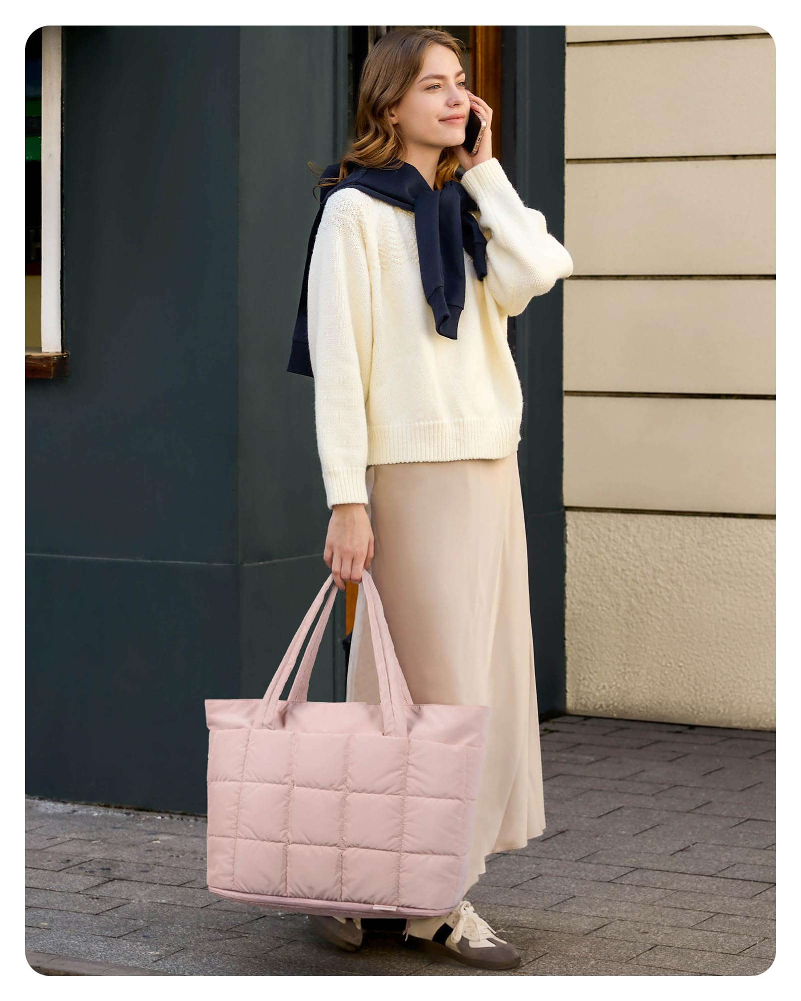 BAGSMART Expandable Tote Bag