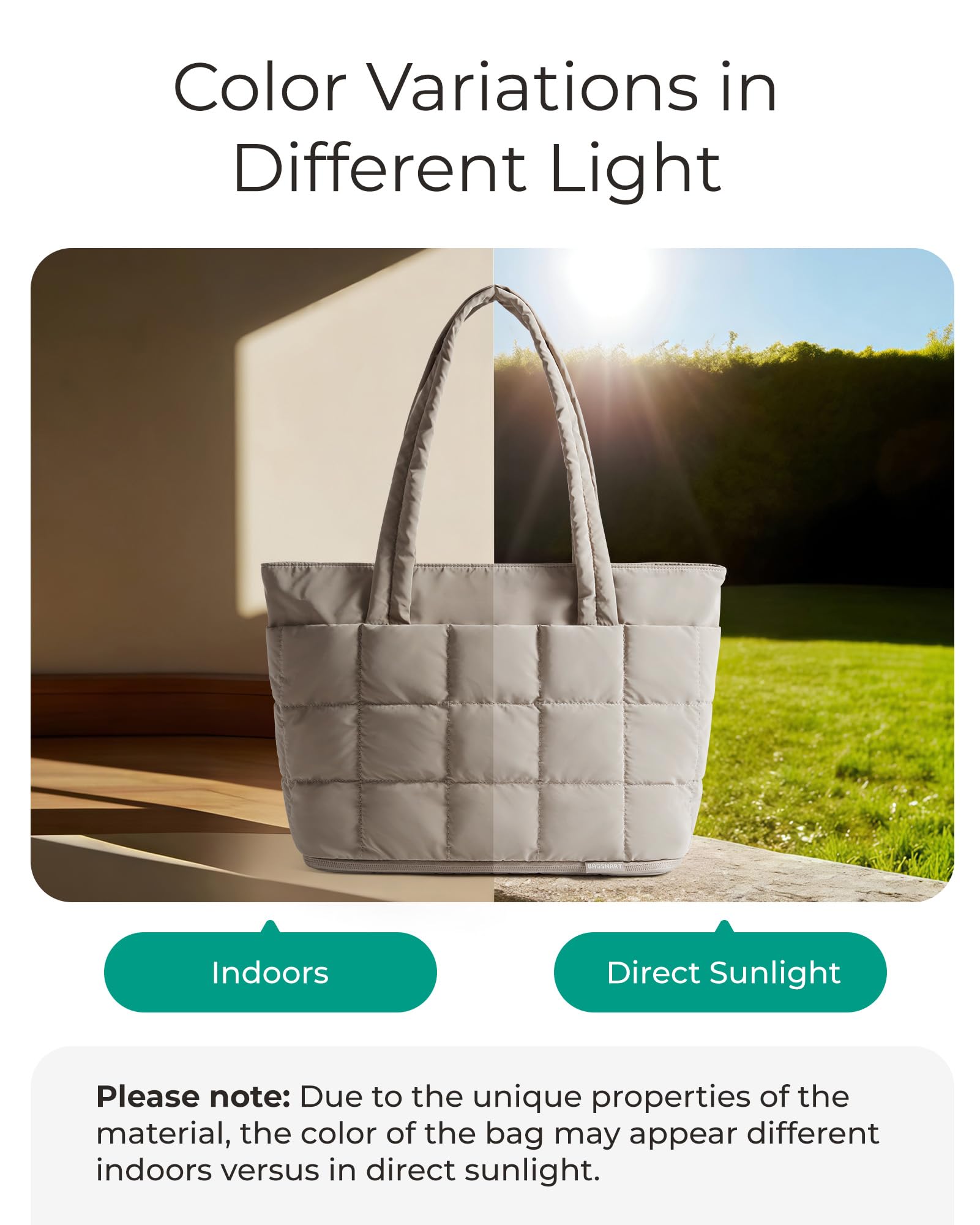 BAGSMART Expandable Tote Bag