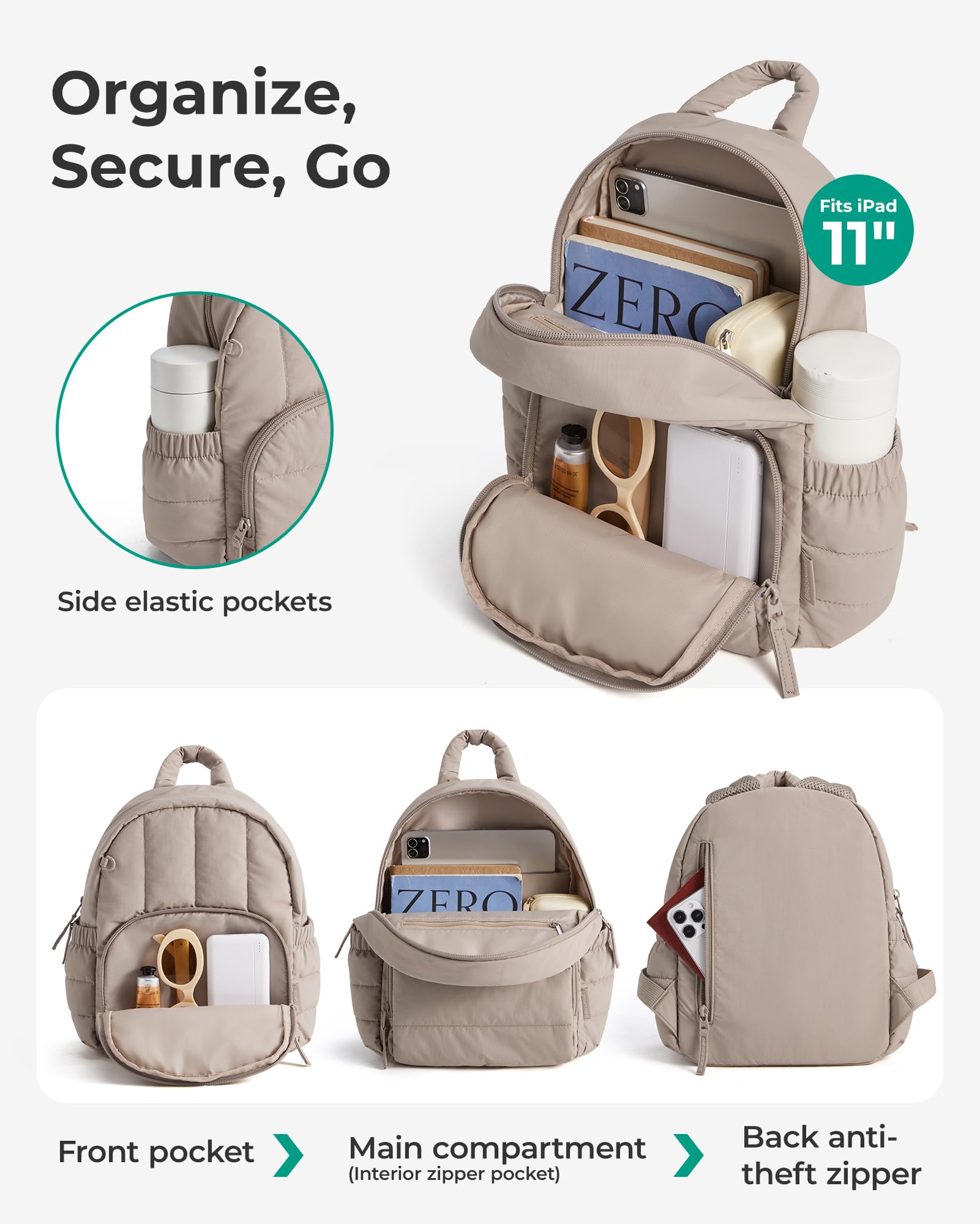 BAGSMART Mini Backpack