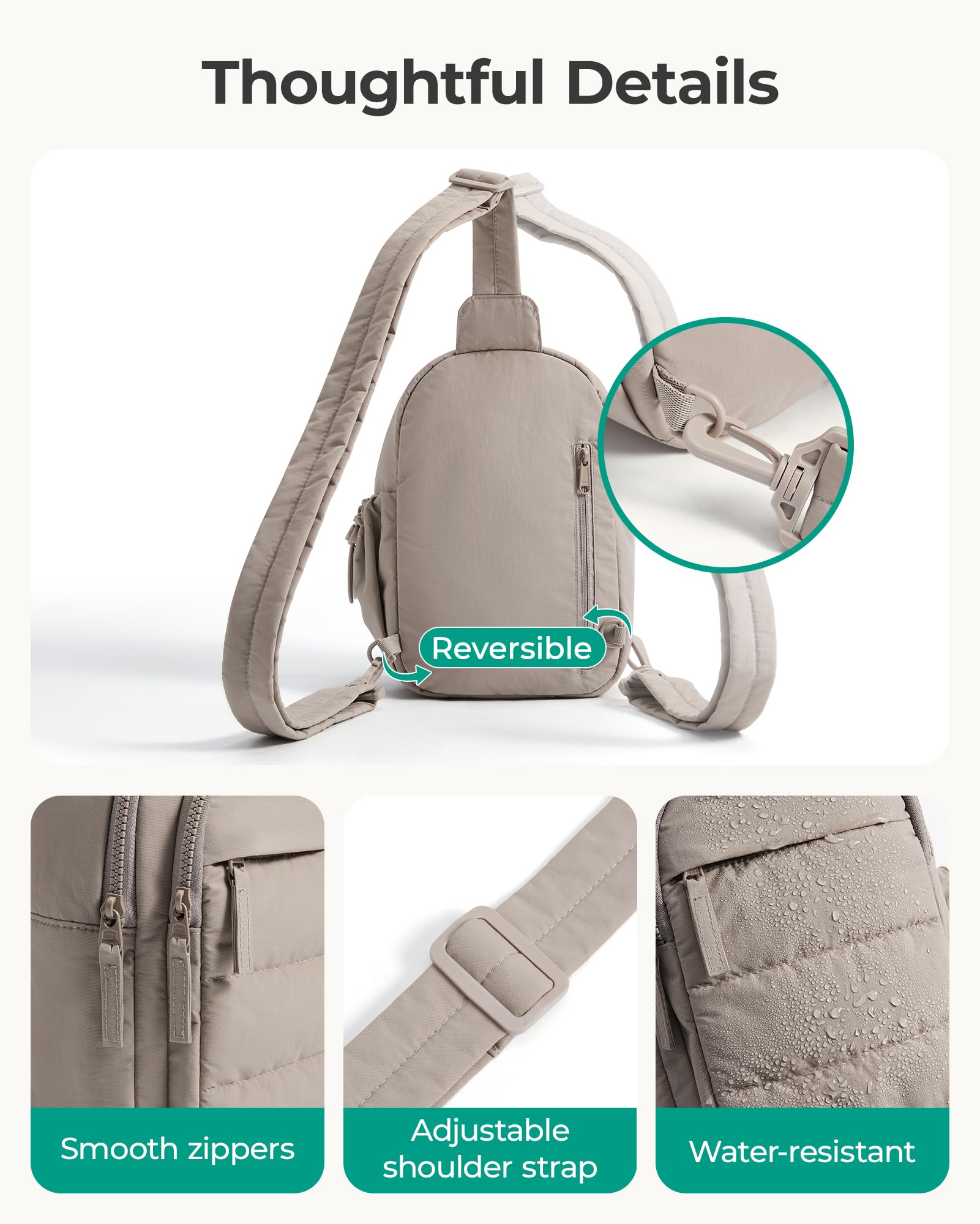 BAGSMART Small Sling Bag