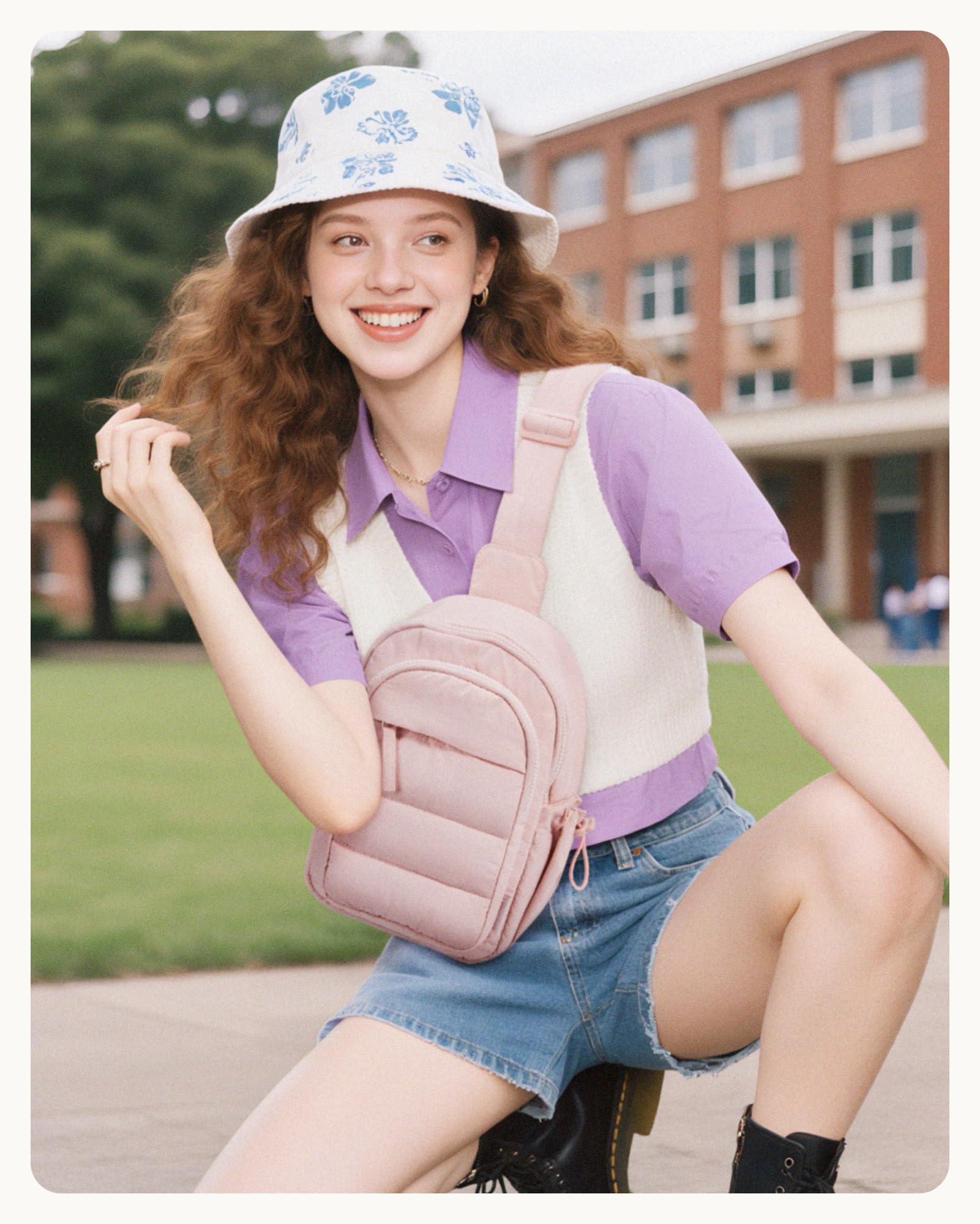 BAGSMART Small Sling Bag