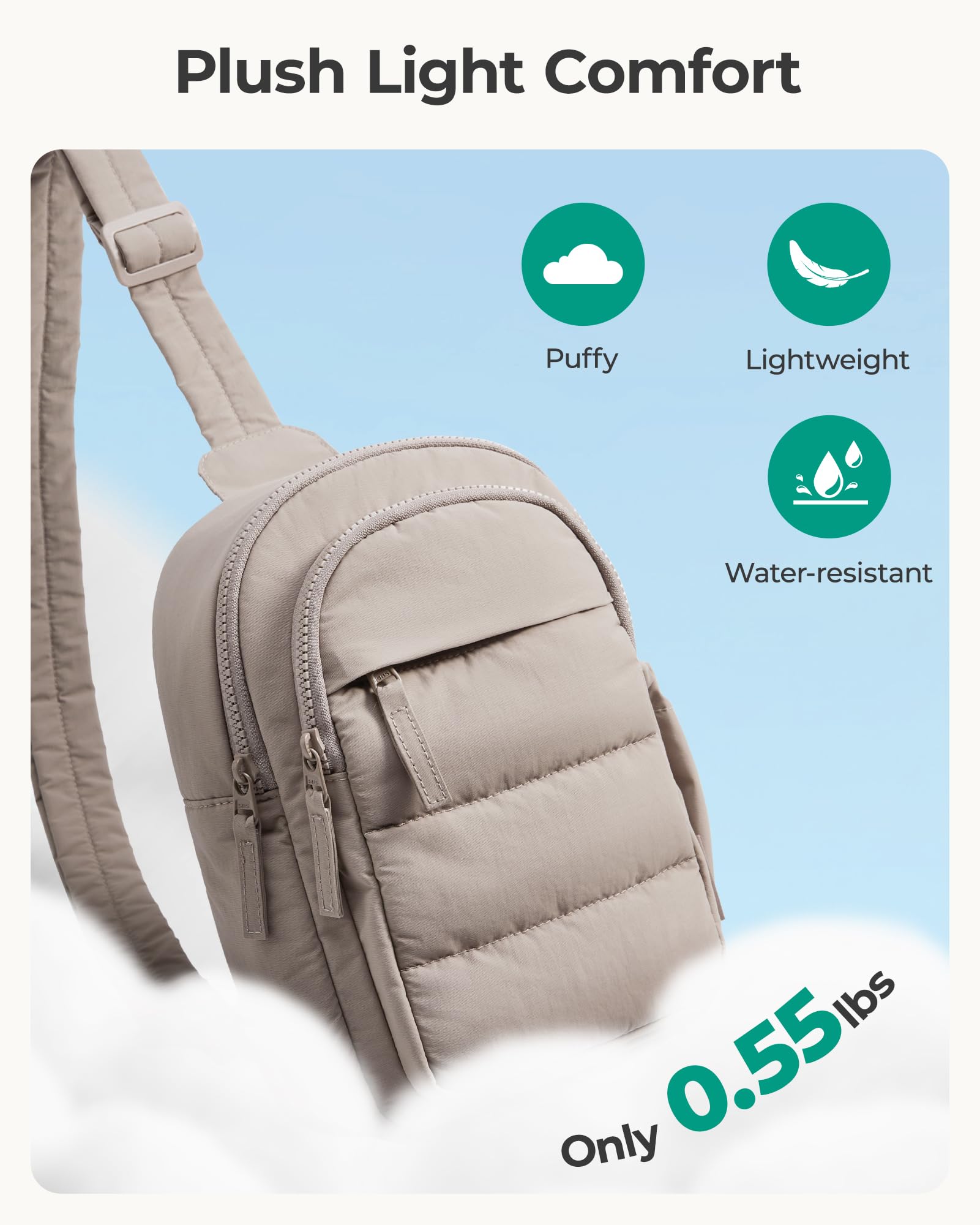 BAGSMART Small Sling Bag