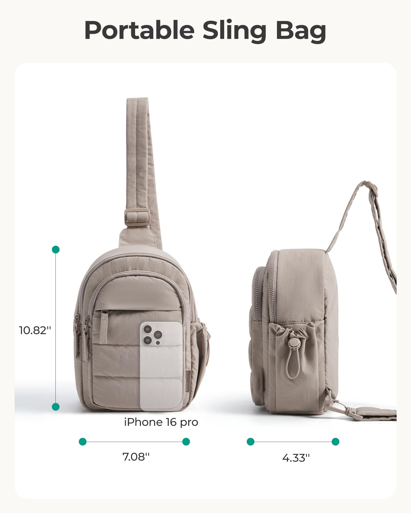 BAGSMART Small Sling Bag