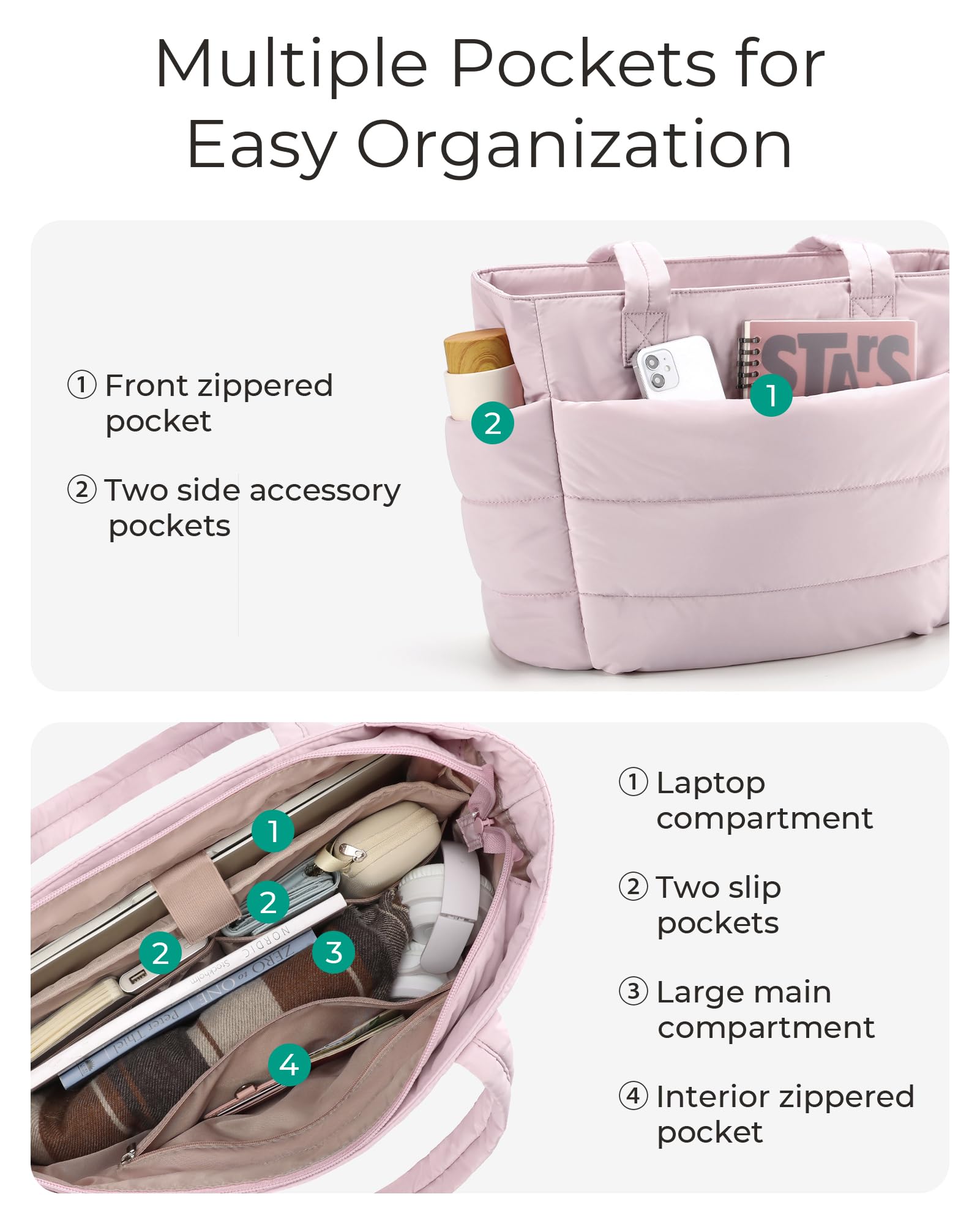 BAGSMART Tote Bag