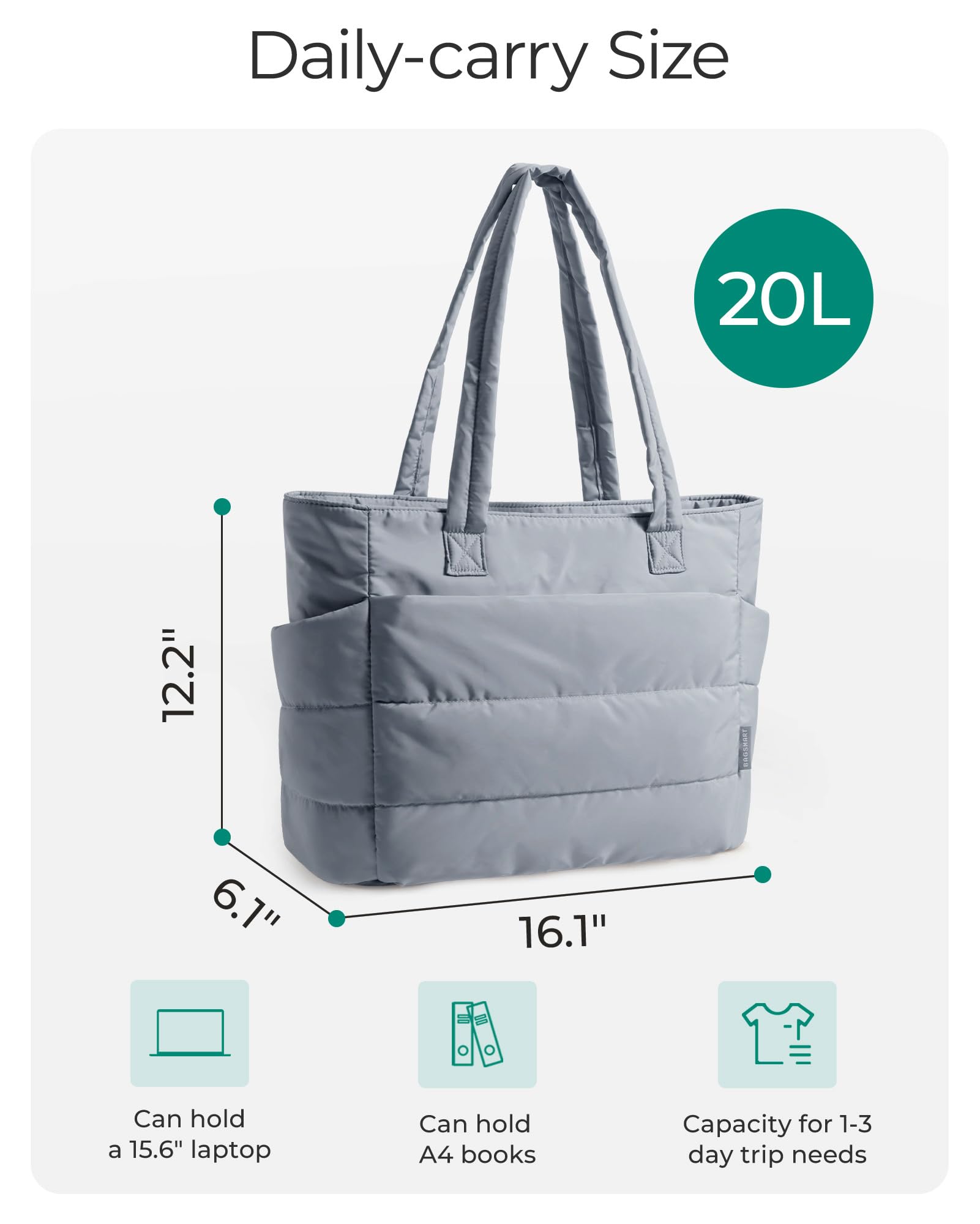 BAGSMART Tote Bag