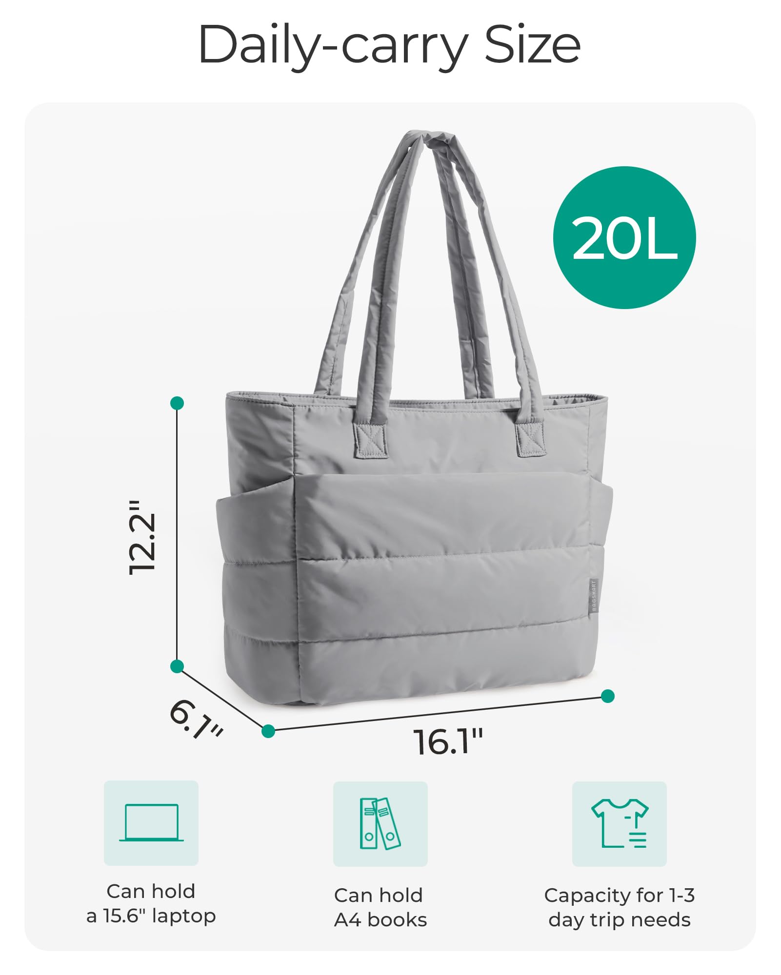 BAGSMART Tote Bag