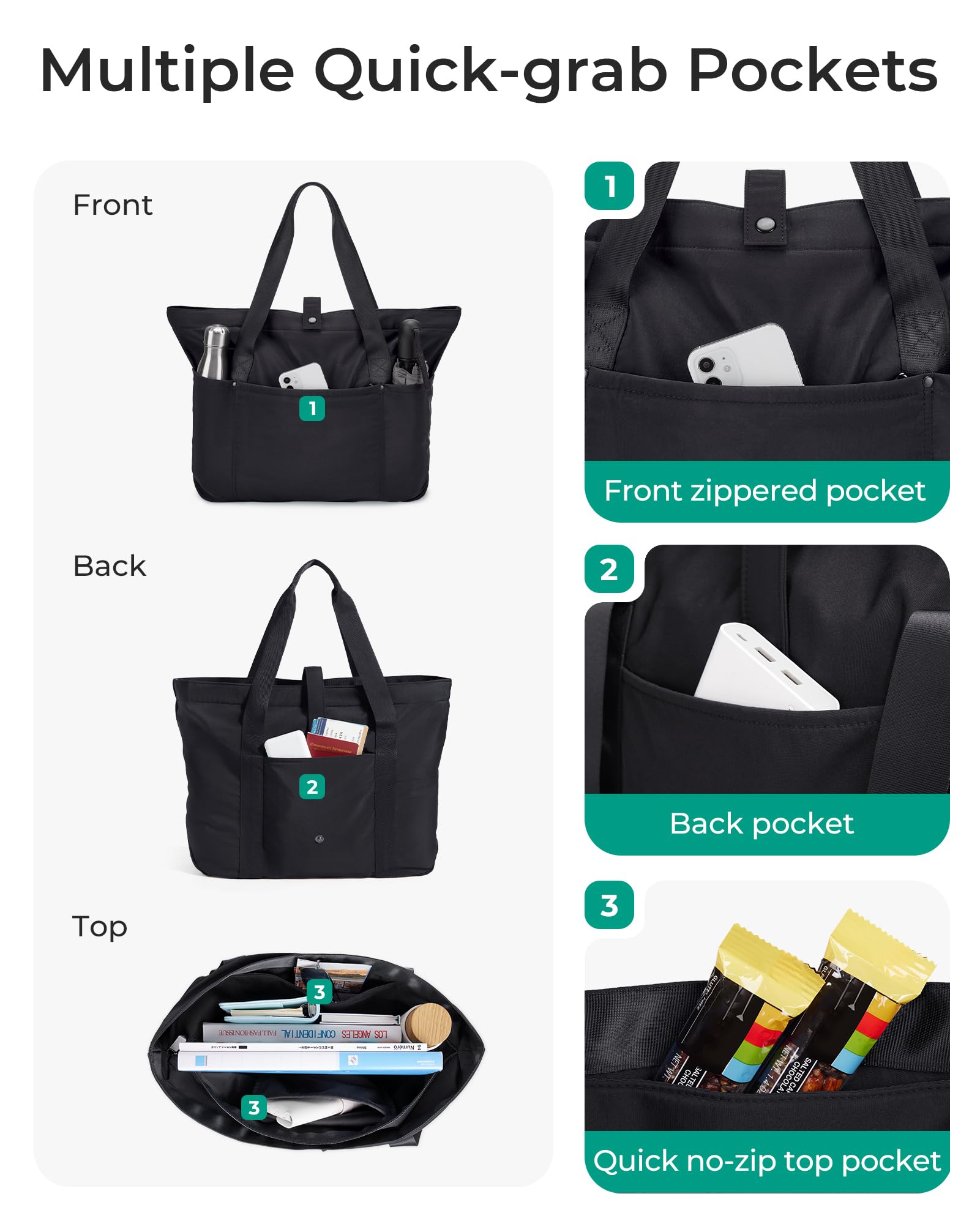 BAGSMART Tote Bag