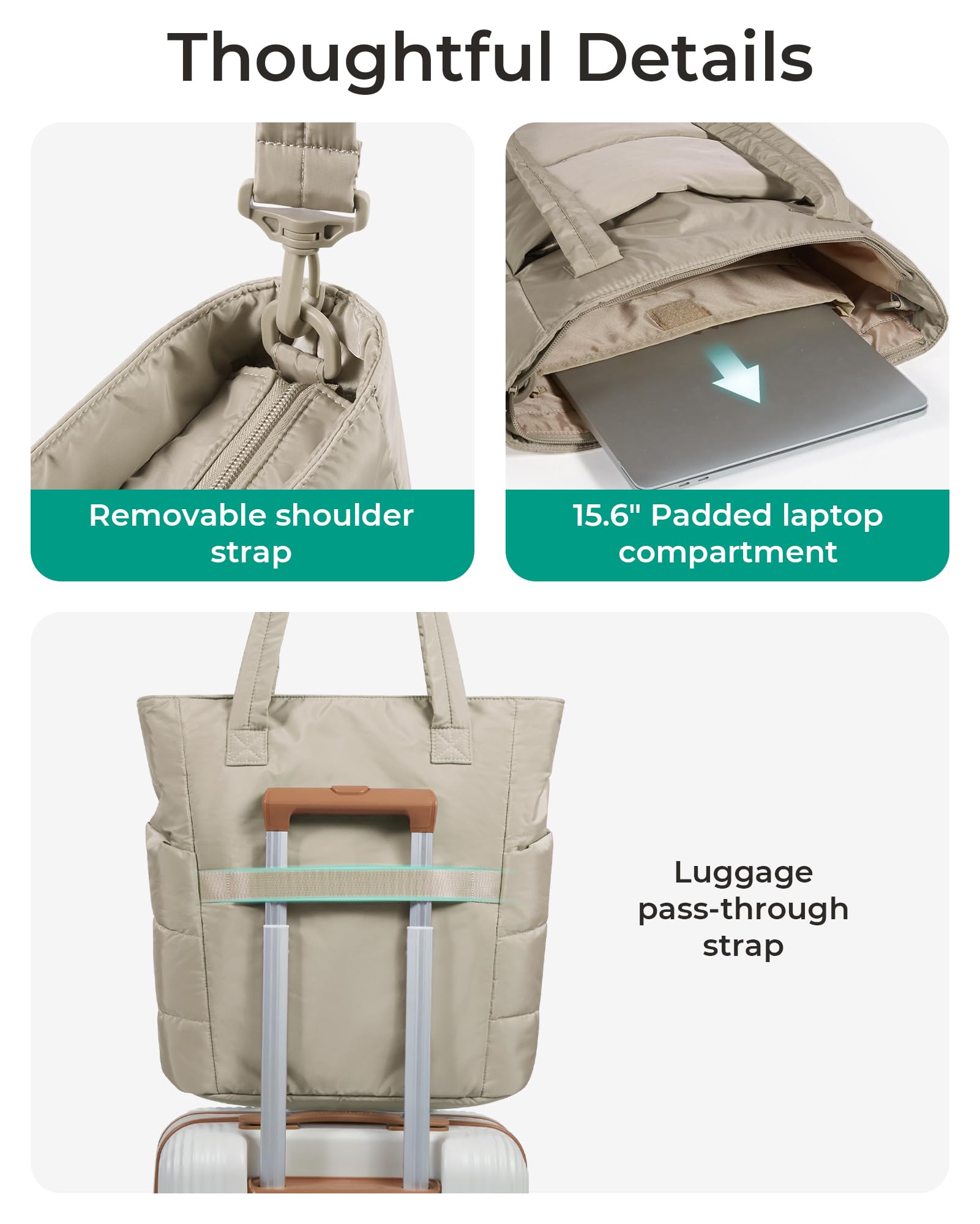 BAGSMART Tote Bag