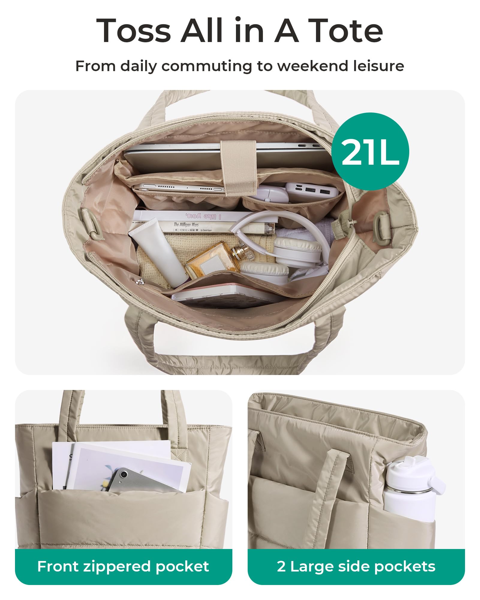 BAGSMART Tote Bag