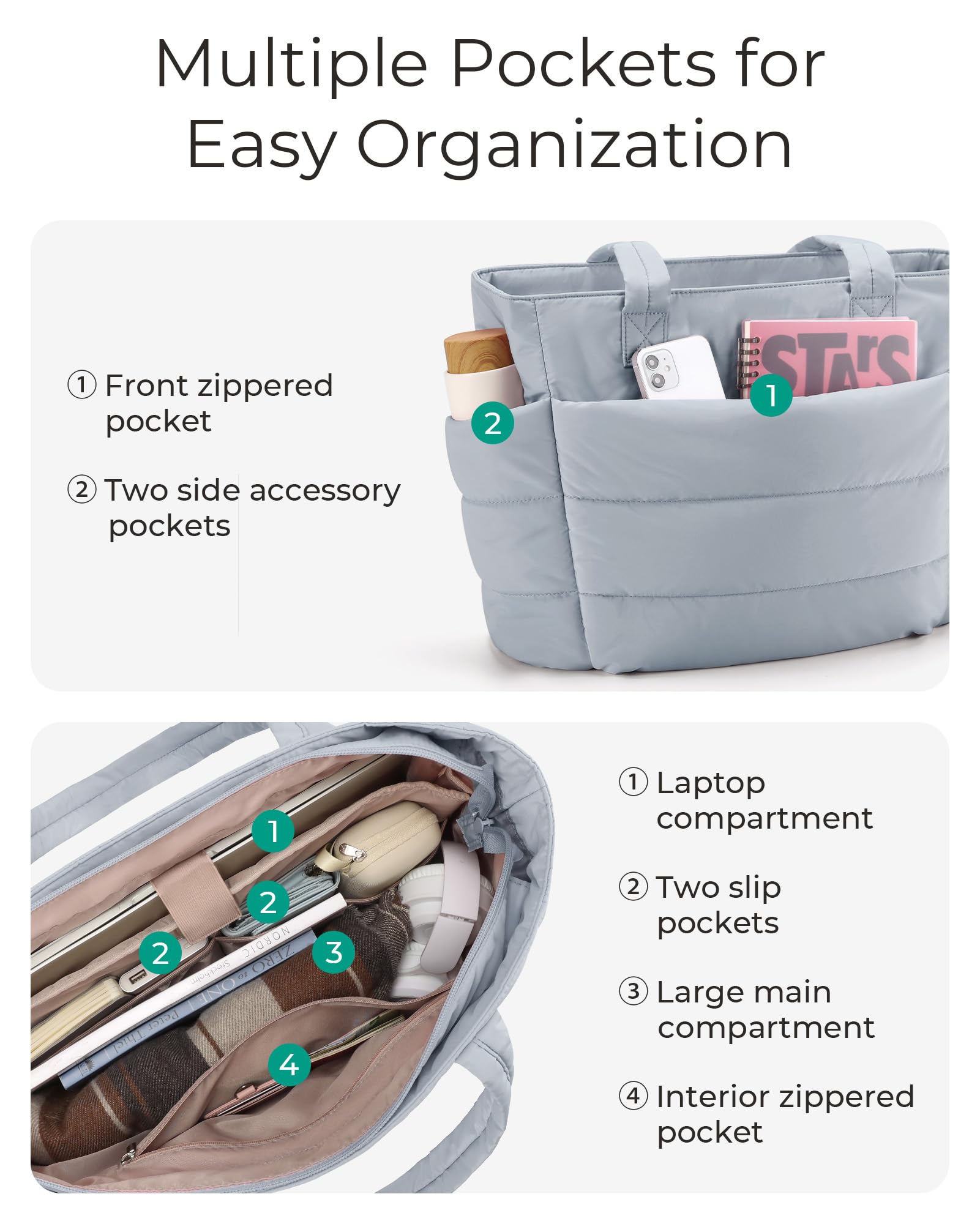 BAGSMART Tote Bag