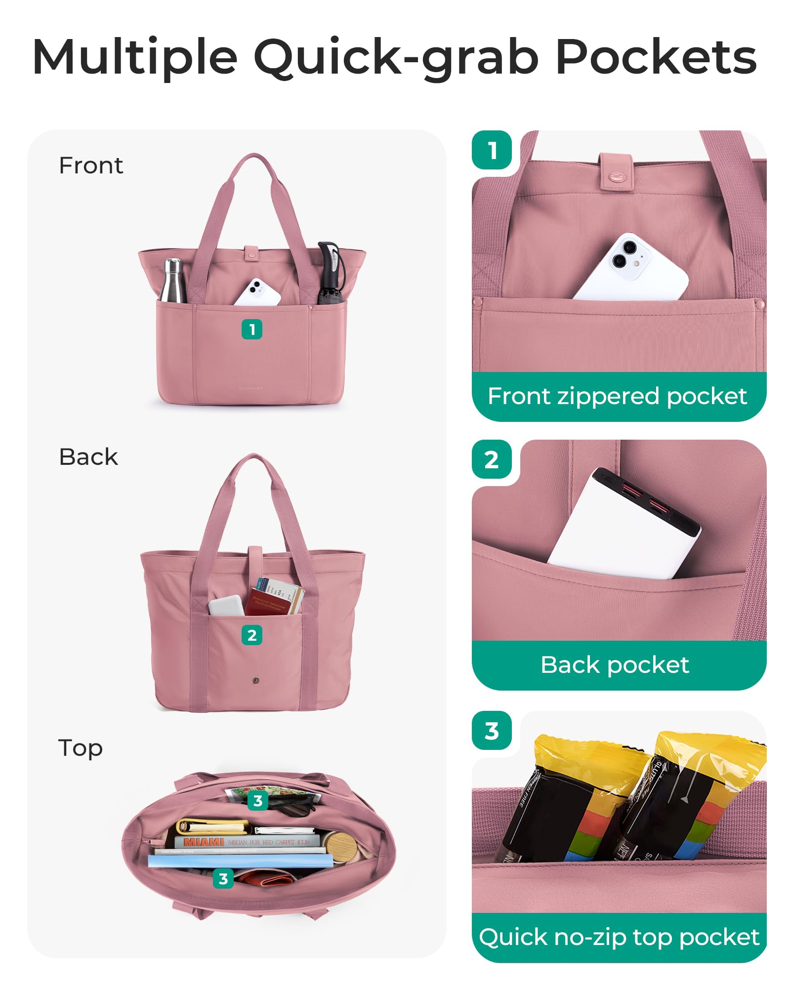 BAGSMART Tote Bag