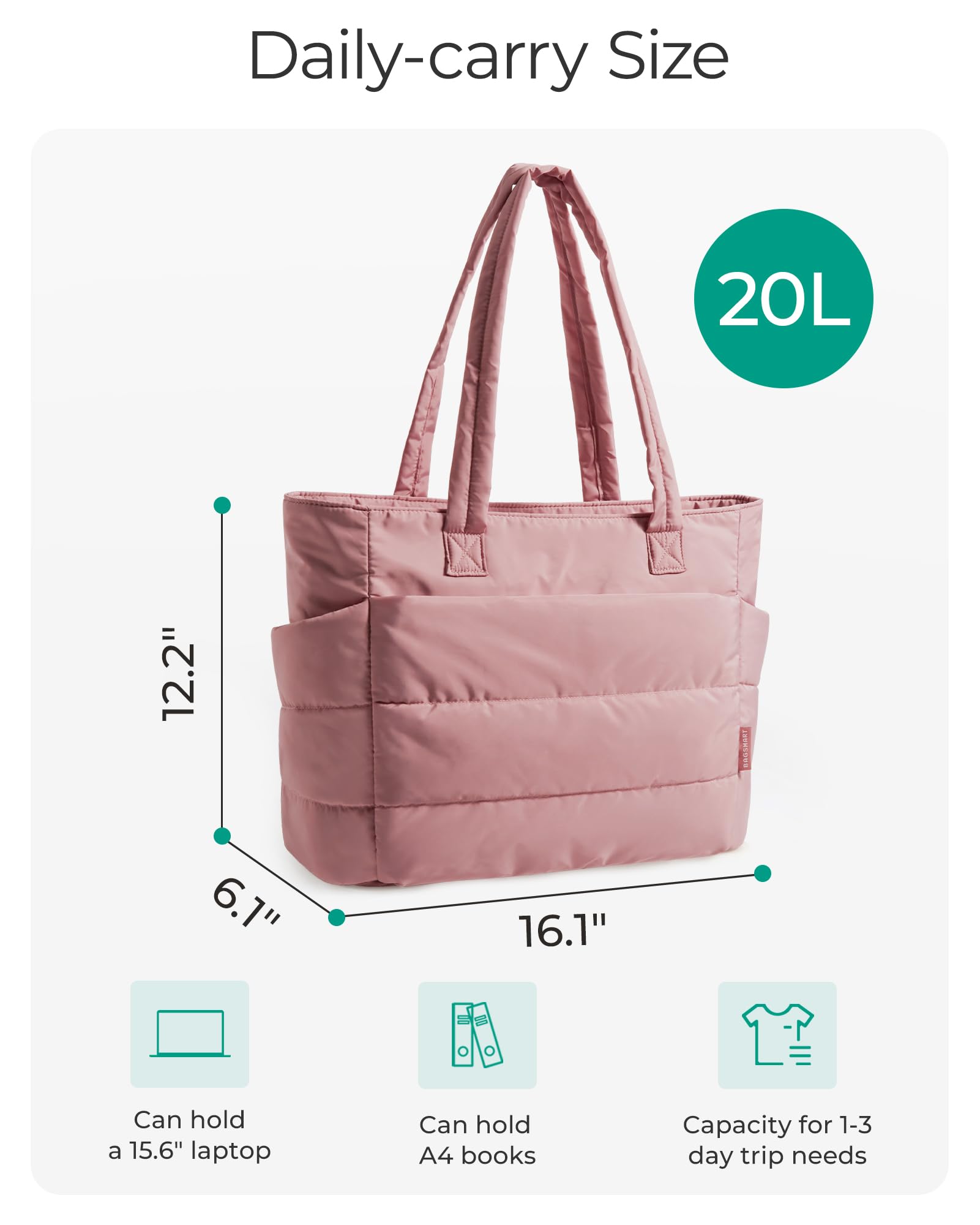 BAGSMART Tote Bag