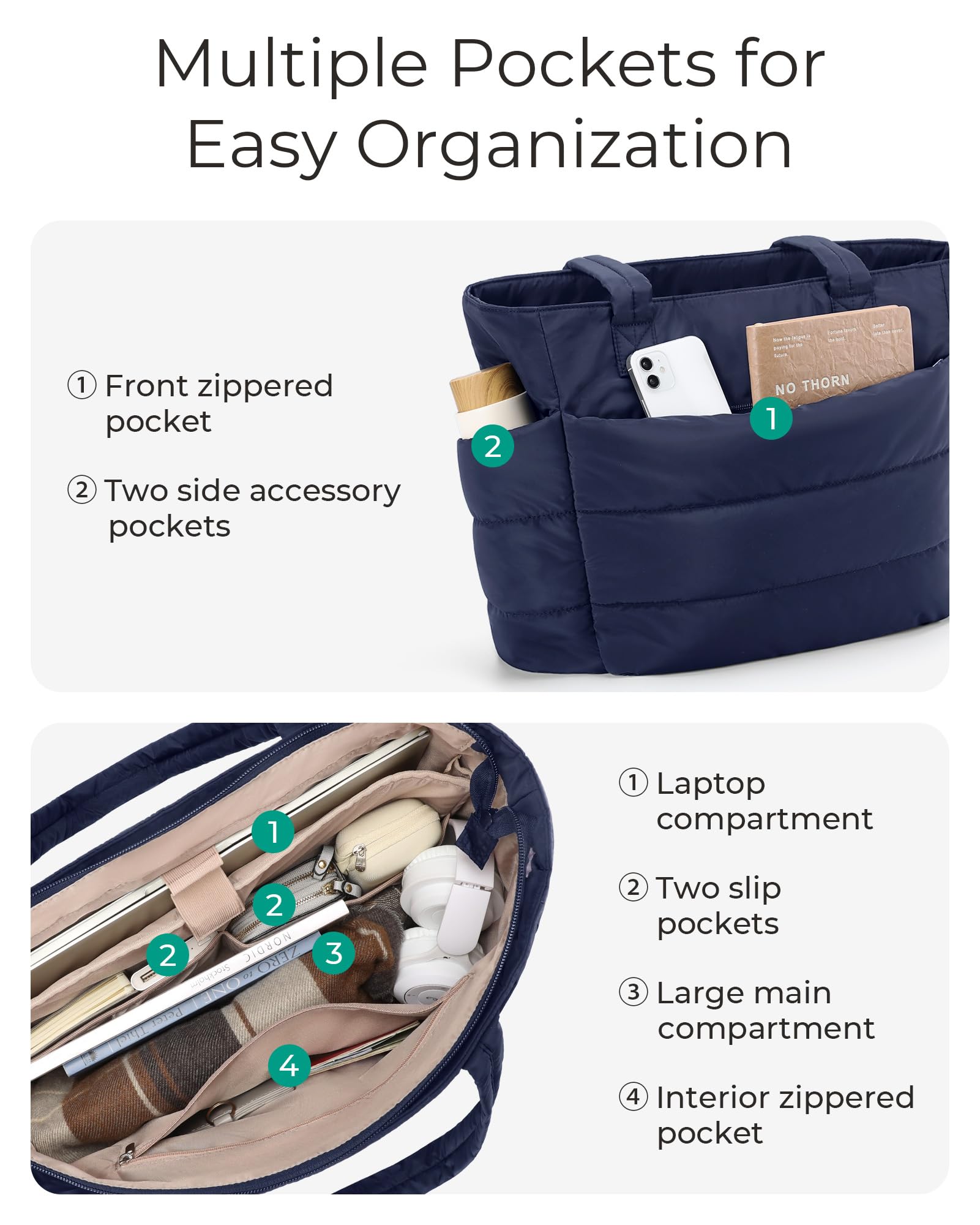BAGSMART Tote Bag