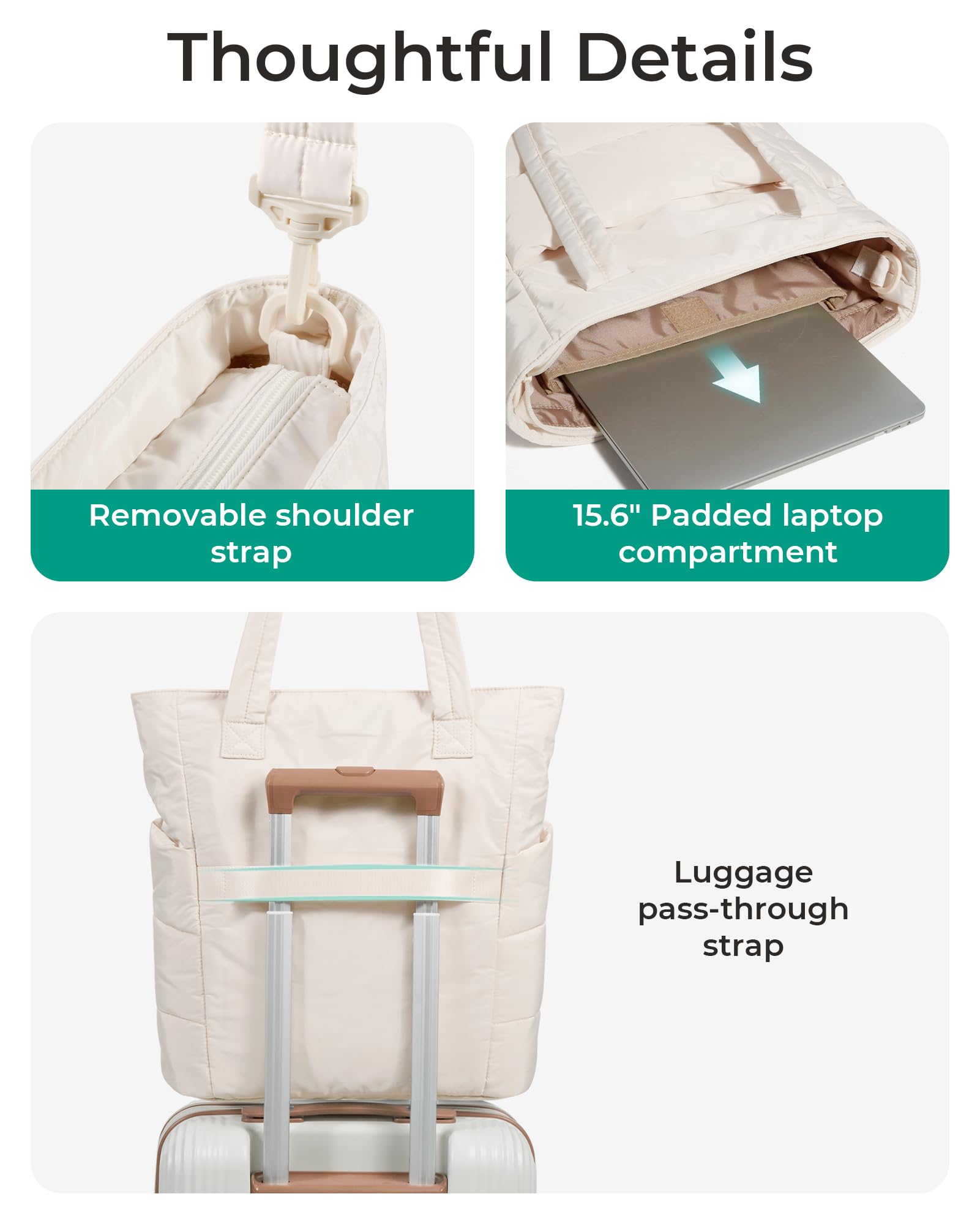 BAGSMART Tote Bag
