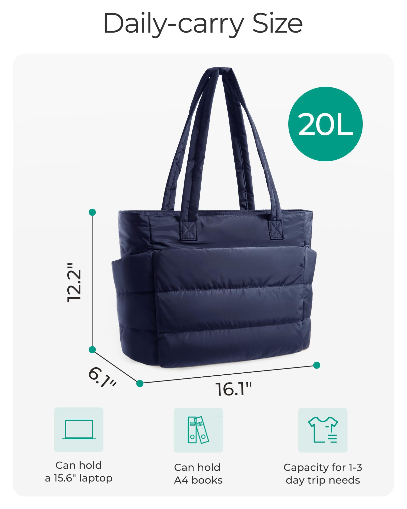 BAGSMART Tote Bag