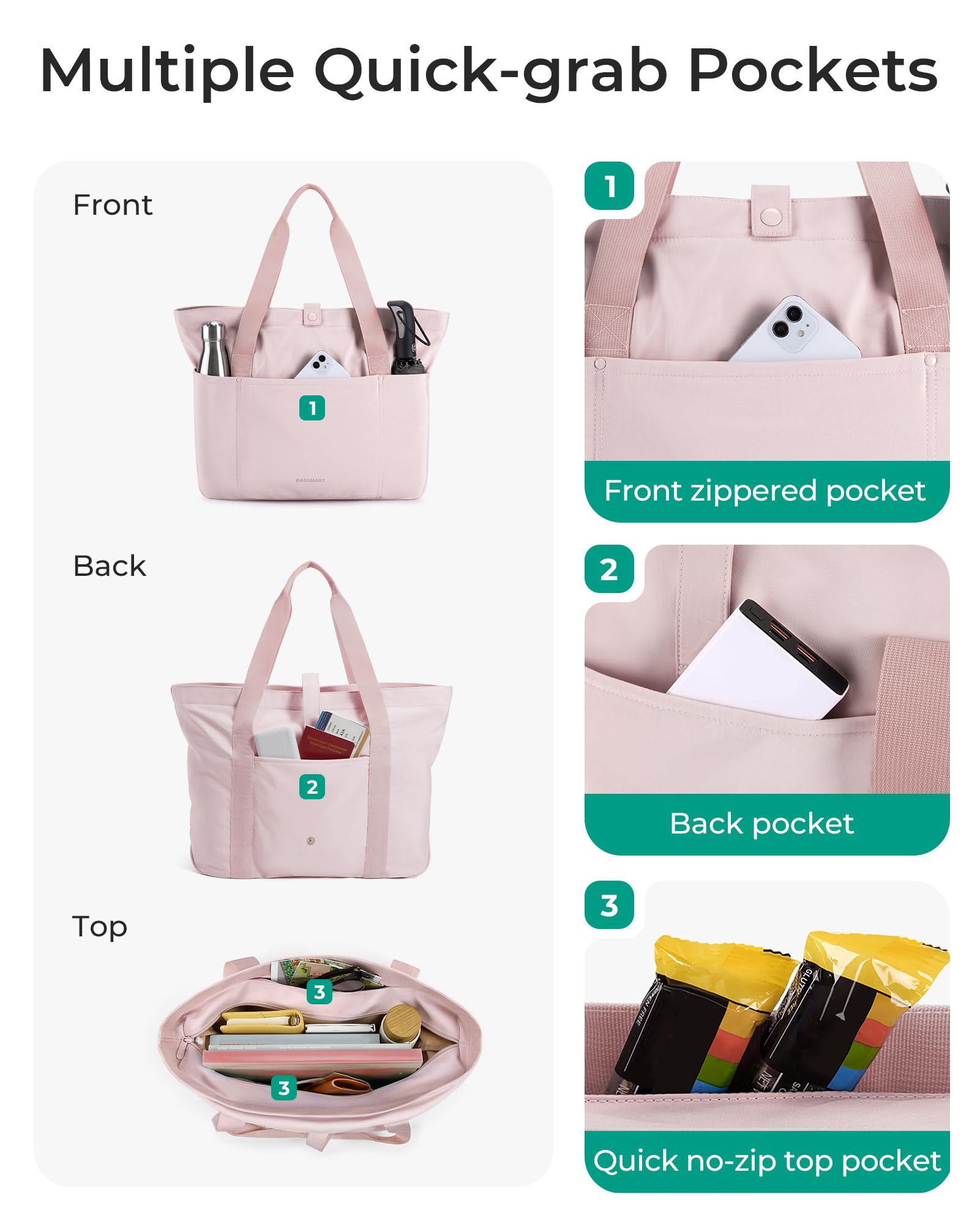 BAGSMART Tote Bag