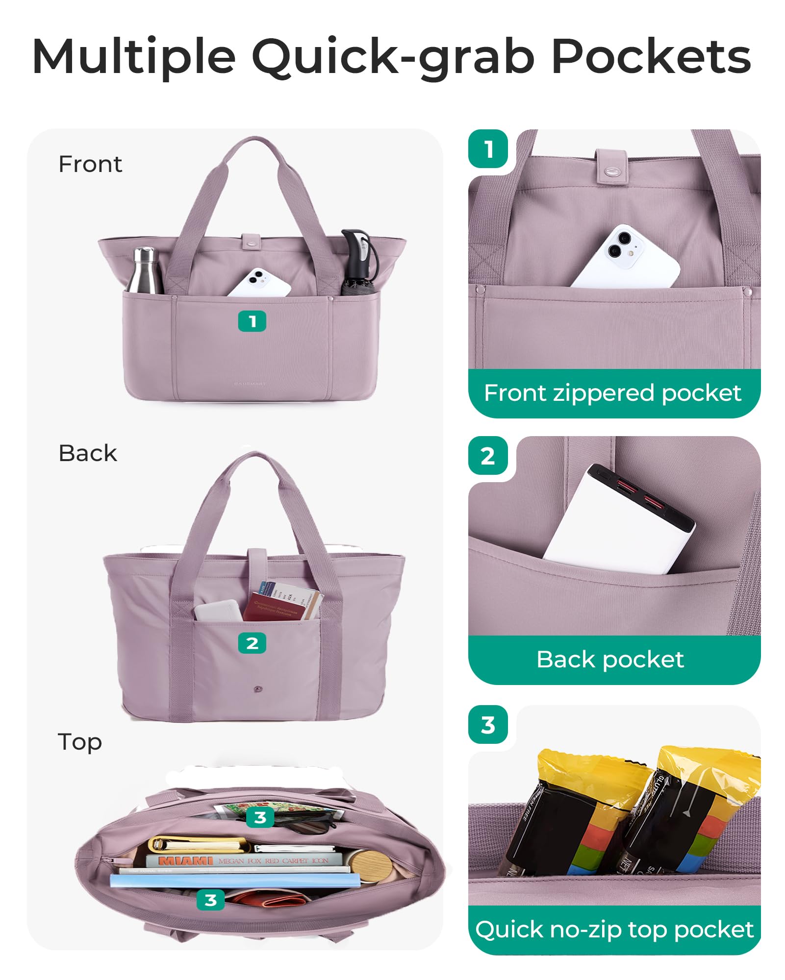 BAGSMART Tote Bag