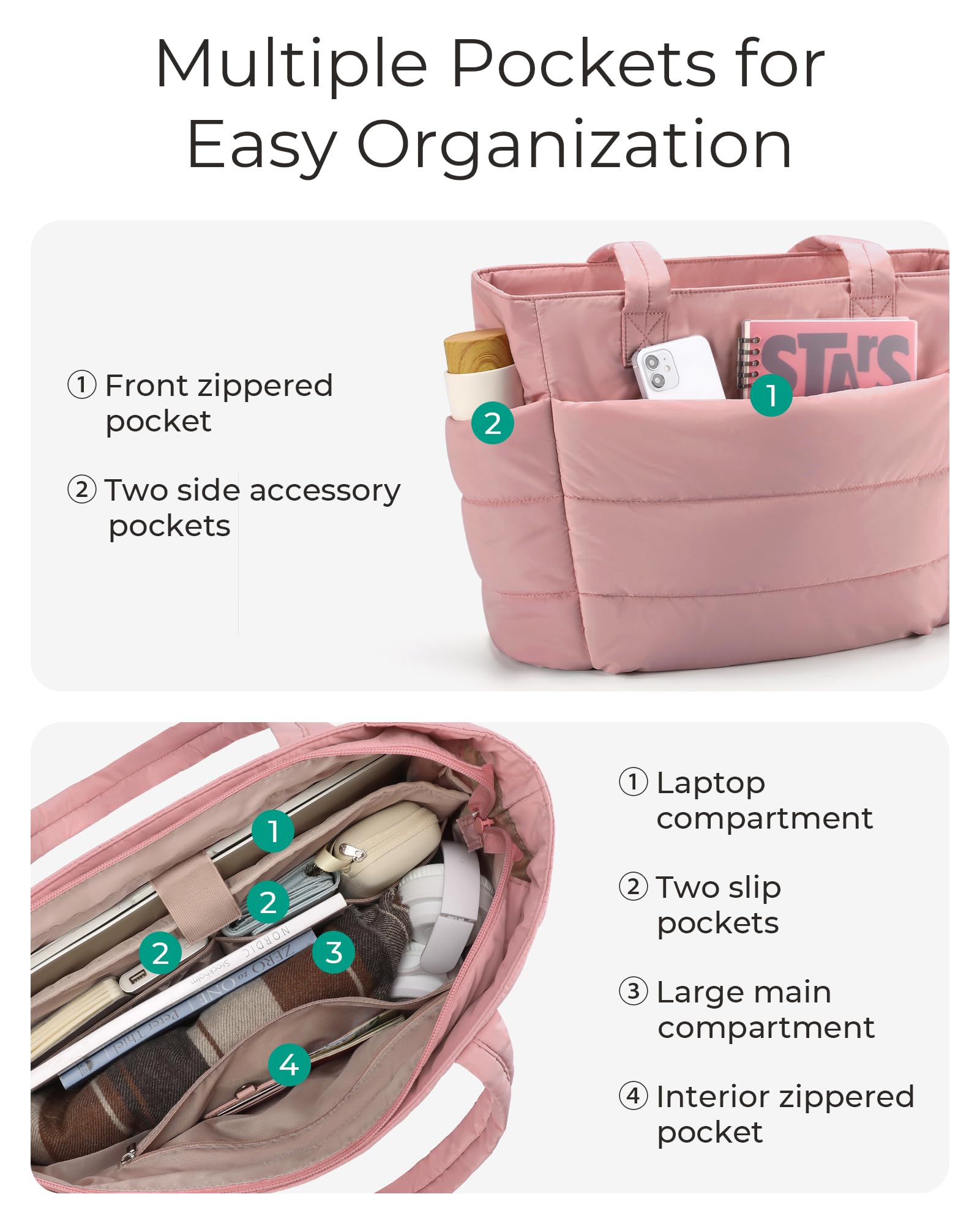 BAGSMART Tote Bag