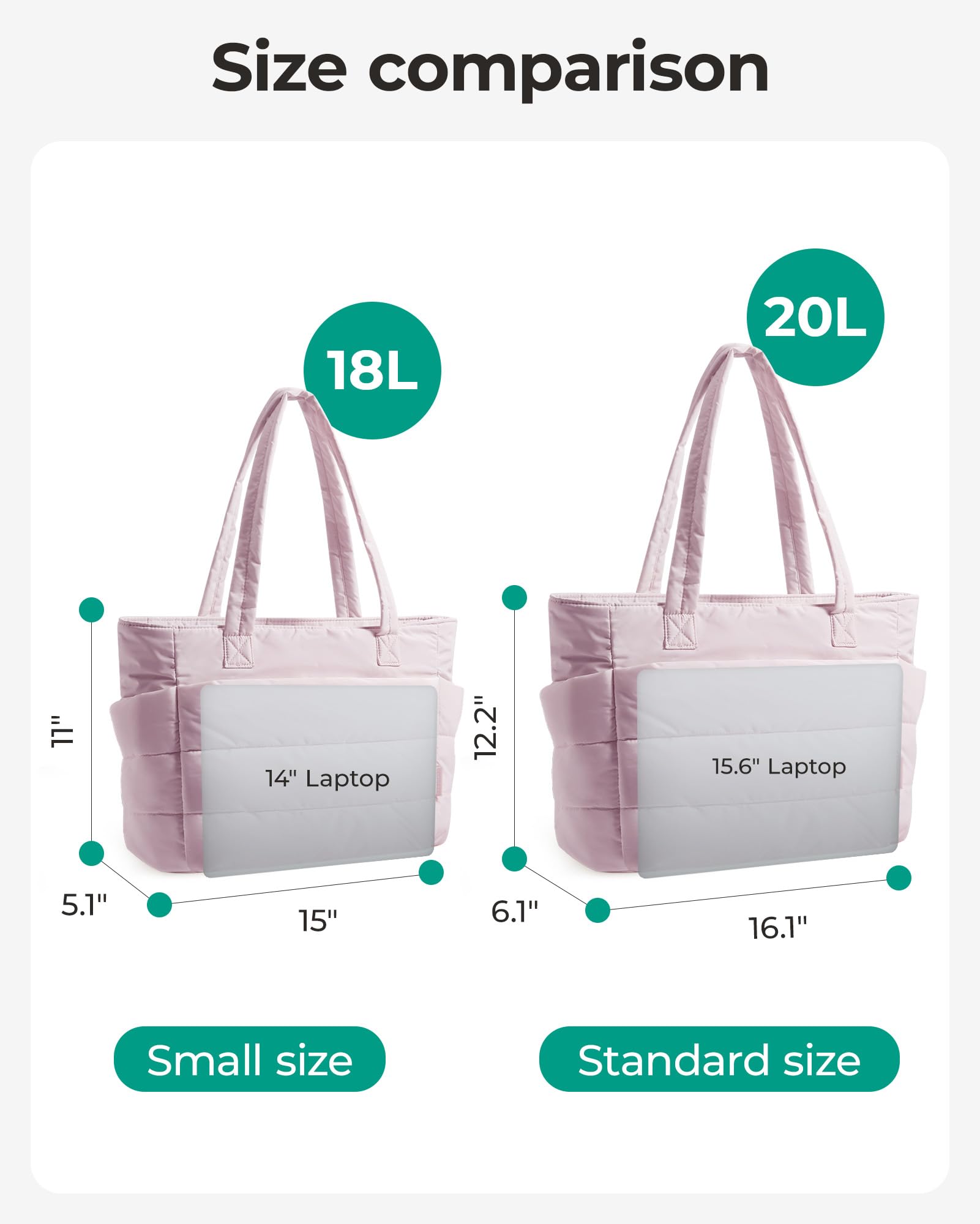 BAGSMART Tote Bag