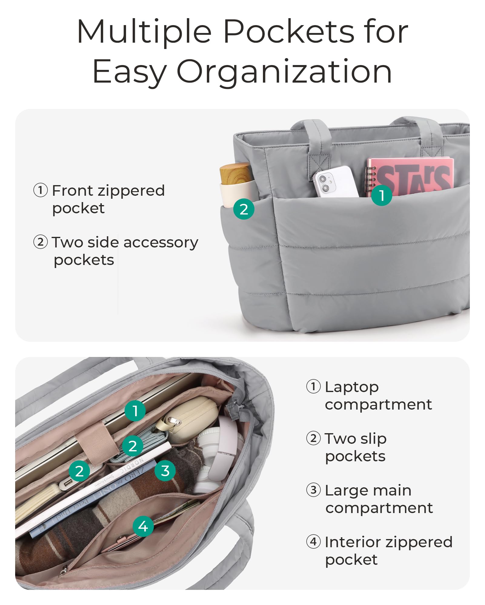 BAGSMART Tote Bag