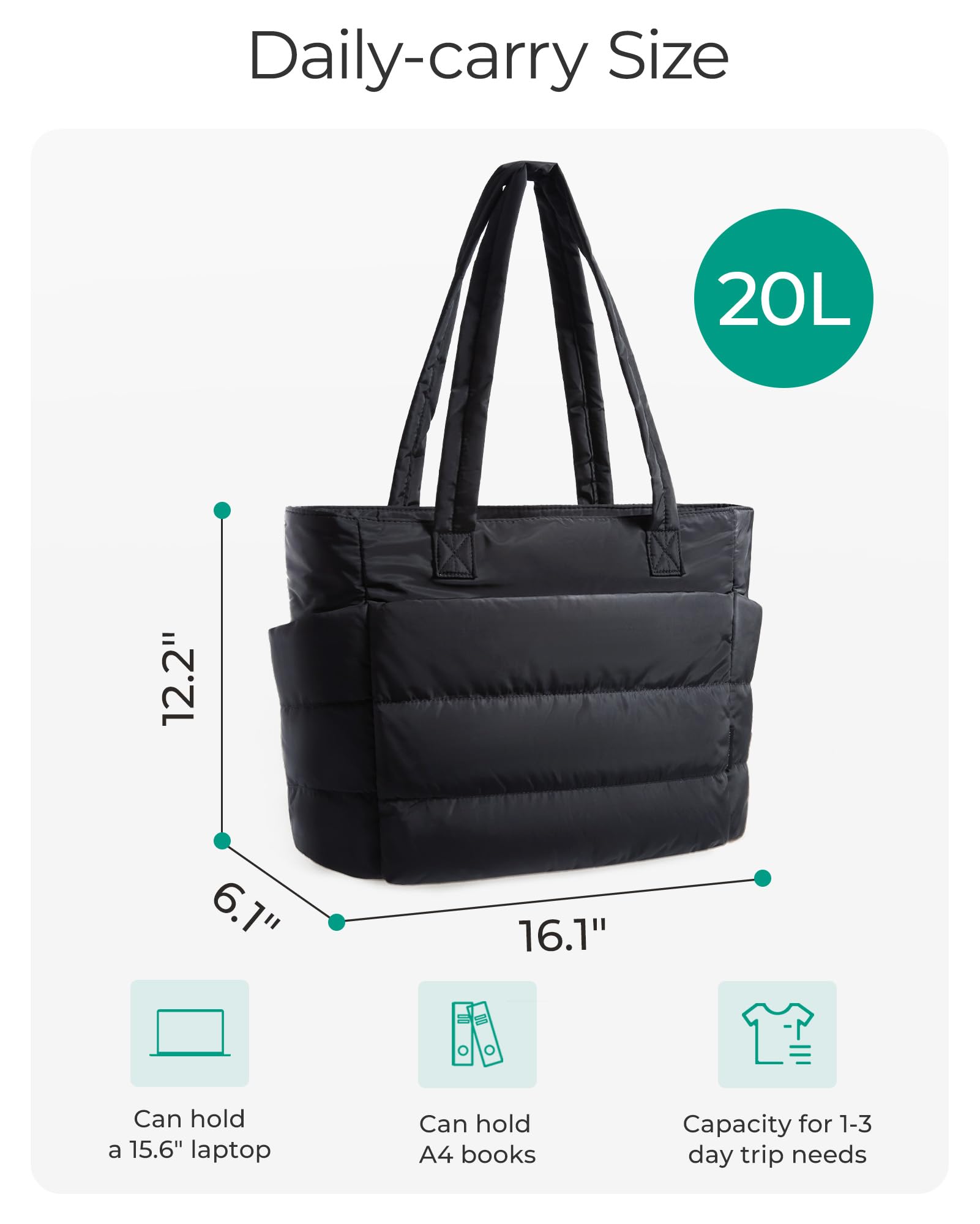 BAGSMART Tote Bag