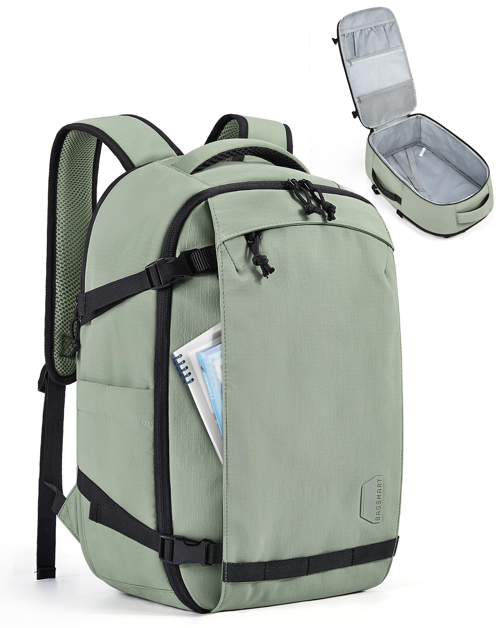 BAGSMART Travel Backpack Women, 15.6 Inch