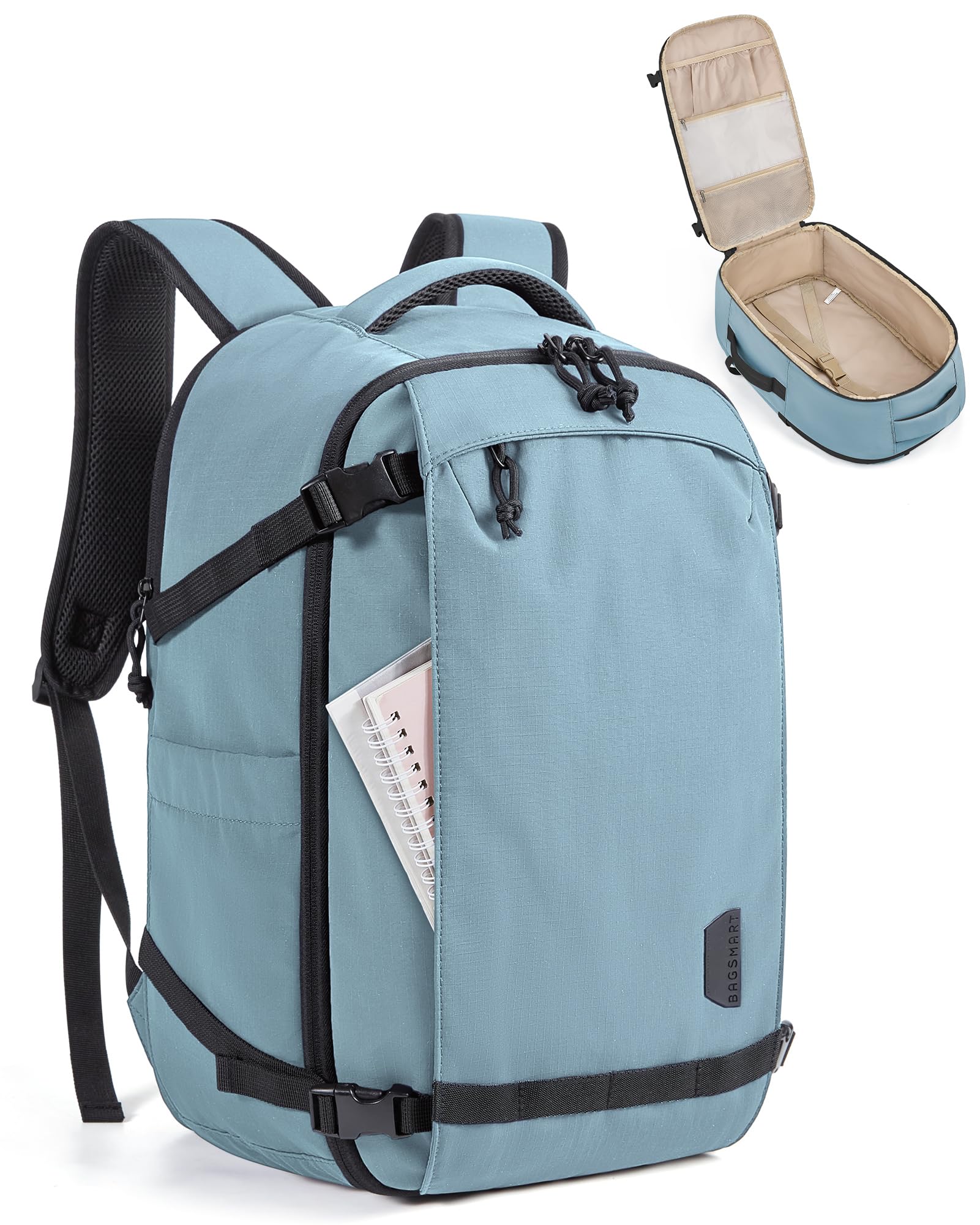 BAGSMART Travel Backpack Women, 15.6 Inch