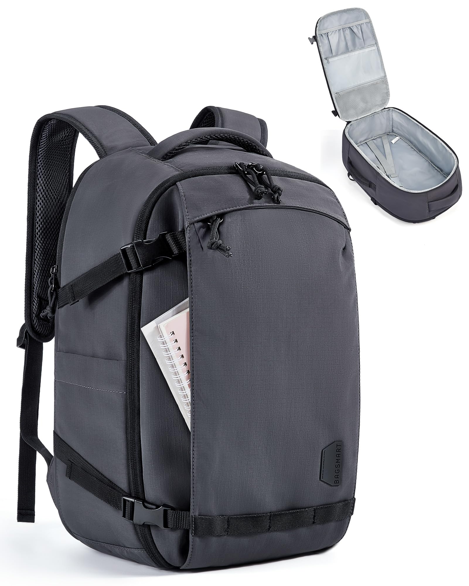 BAGSMART Travel Backpack Women, 15.6 Inch