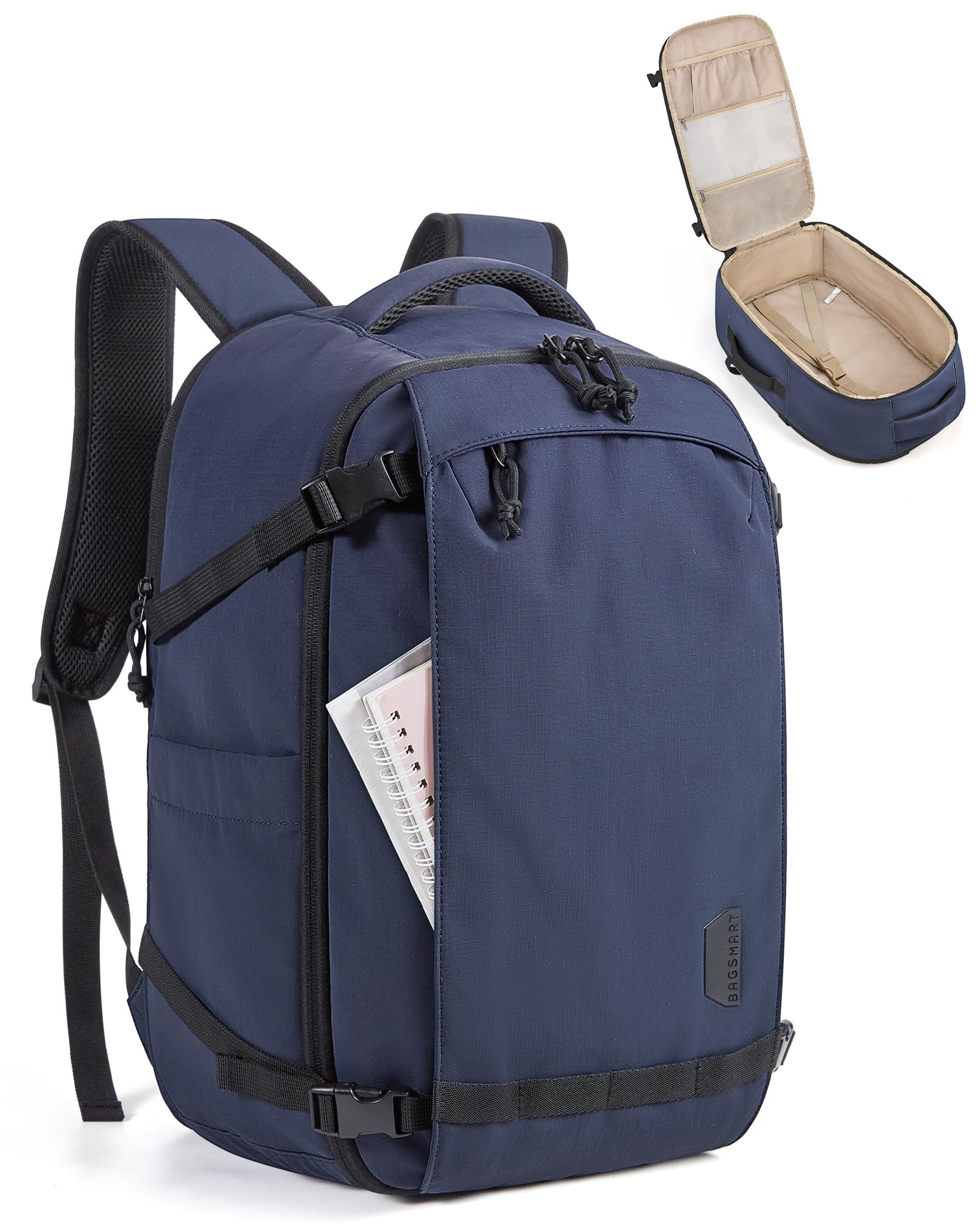 BAGSMART Travel Backpack Women, 15.6 Inch