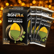 IGNIRA Dried Mango Slices Covered in Matcha Chocolate, Tropical Matcha Chocolates Dipped Fruit Snack, Fruit Snacks Strips, Chocolate Covered Fruit, Gluten-Free, Real Fruit, Vortex Energy Pack of 6 (10.58 oz)