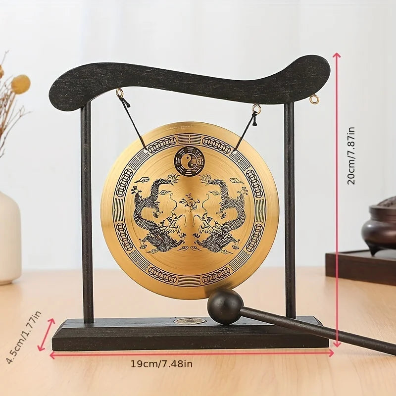 Meditation Gong、Meditation Percussion Gong、Harmonious Brass Gong for Meditation and Sound Relaxation - Suitable for yoga、Home