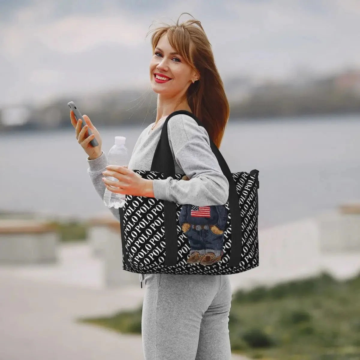 Bear Shoulder Beach Bag