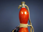 Old Carved Gourd Lacquerware – Natural Calabash Wealth Ornament (18cm)