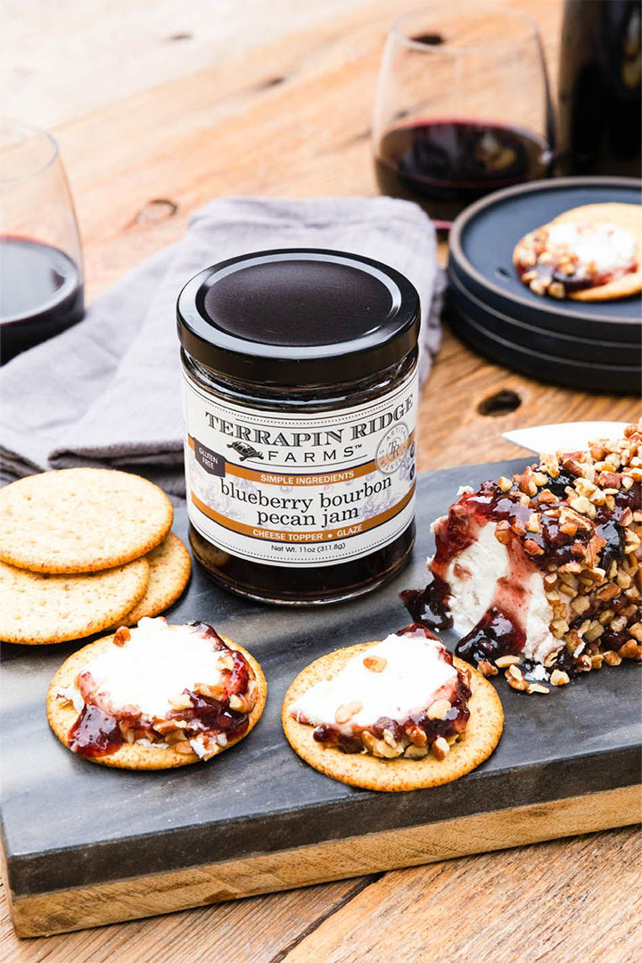 Blueberry Bourbon Pecan Jam - Quart