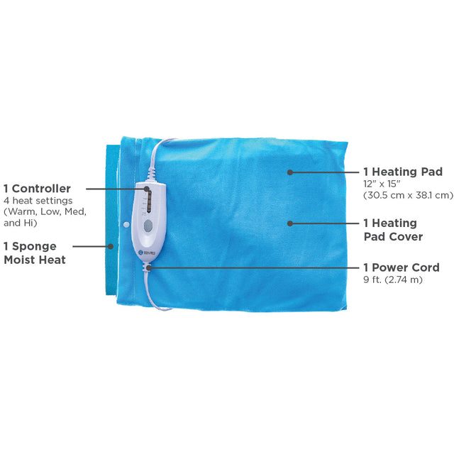 BodyMed LED Moist & Dry Heating Pad