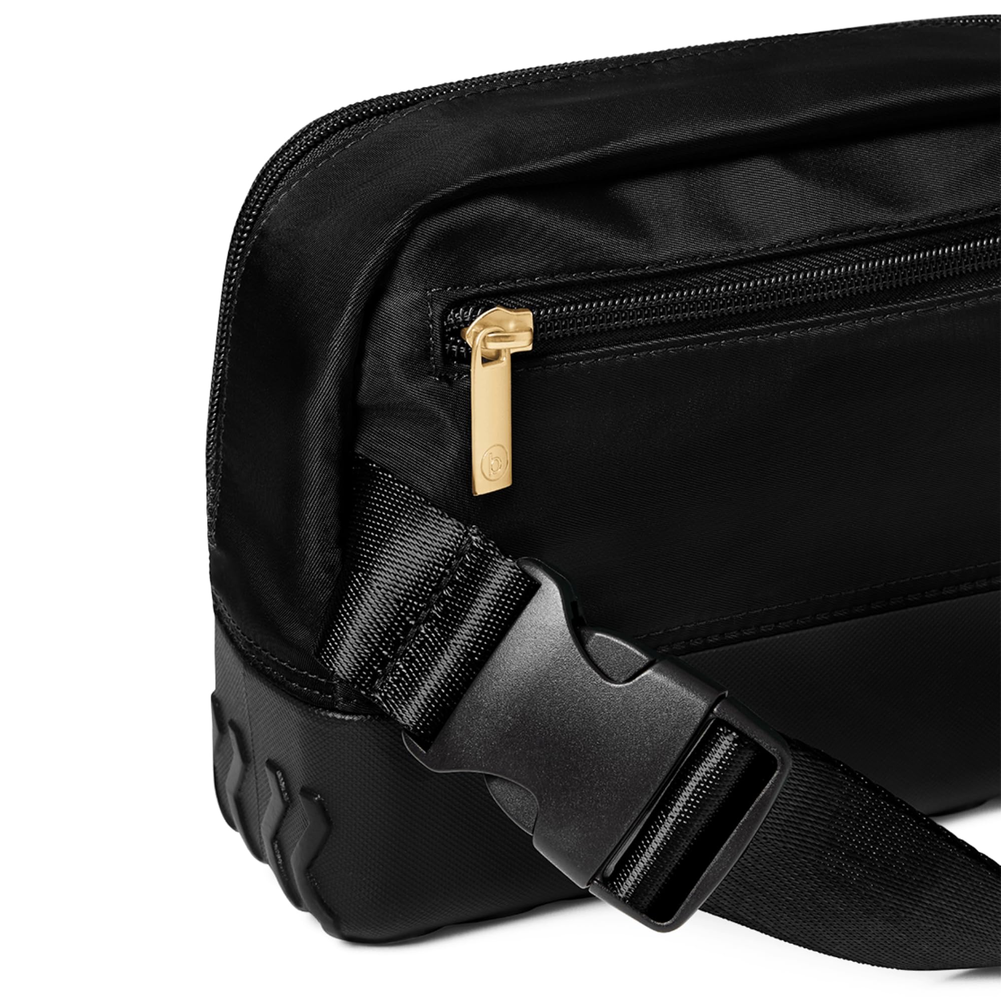 BOGG BAG - Belt Bag - LBD Black - Small Crossbody Bag - 9in L x 3in W x 7in H -