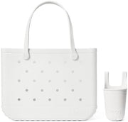 BOGG BAG Original, Large Tote (For Shore White) + Bevy (For Shore White) - 19in L x 9in W x 14in H