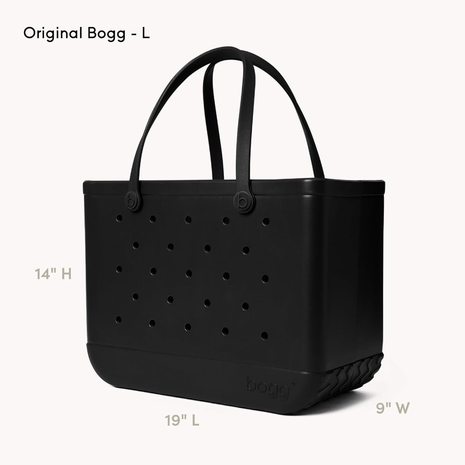 BOGG BAG Original, Large Tote (LBD Black)