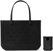 BOGG BAG Original, Large Tote (LBD Black) + Call Me Bogg (LBD Black) - 19in L x 9in W x 14in H